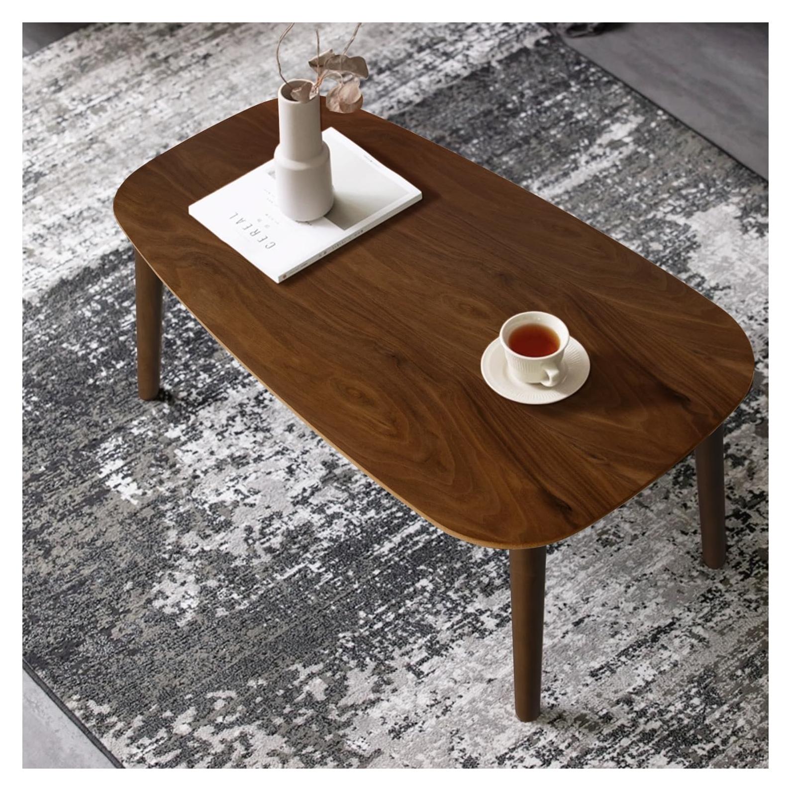Mesa de café plegable Tacomany Nuez 114.3x55.9x45.7 cm
