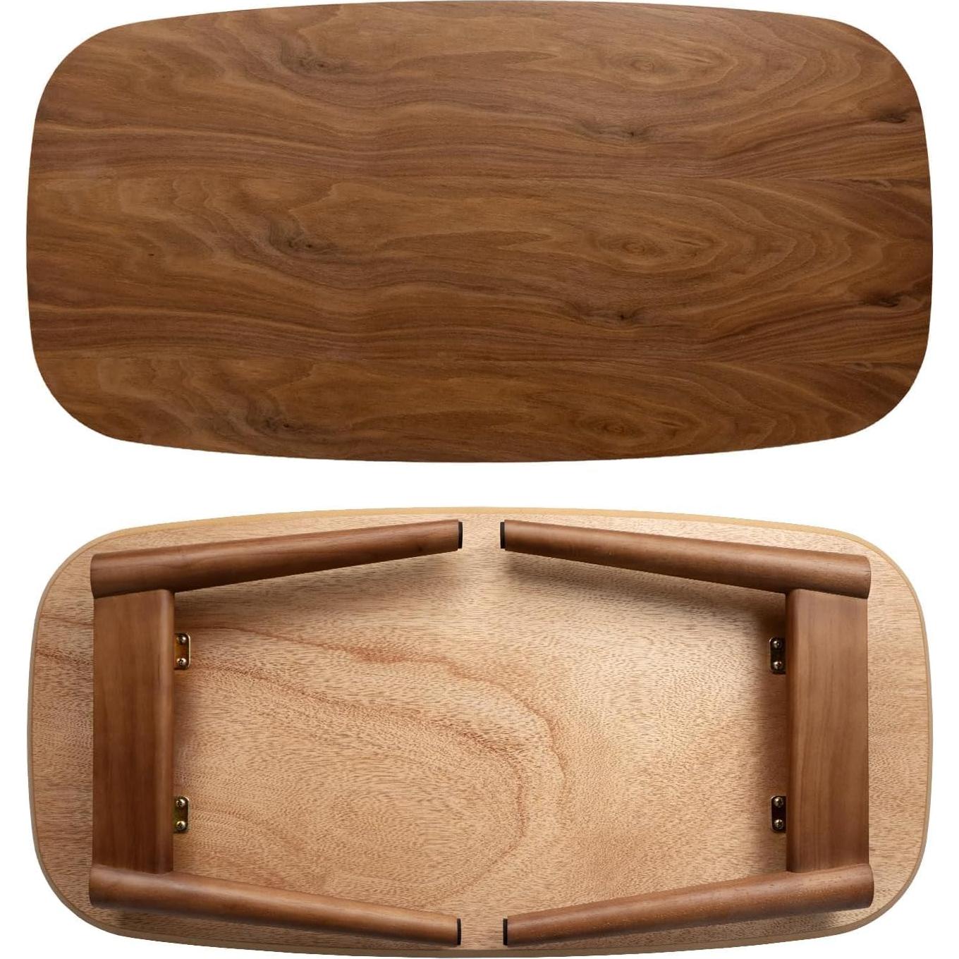 Mesa de café plegable Tacomany Nuez 114.3x55.9x45.7 cm