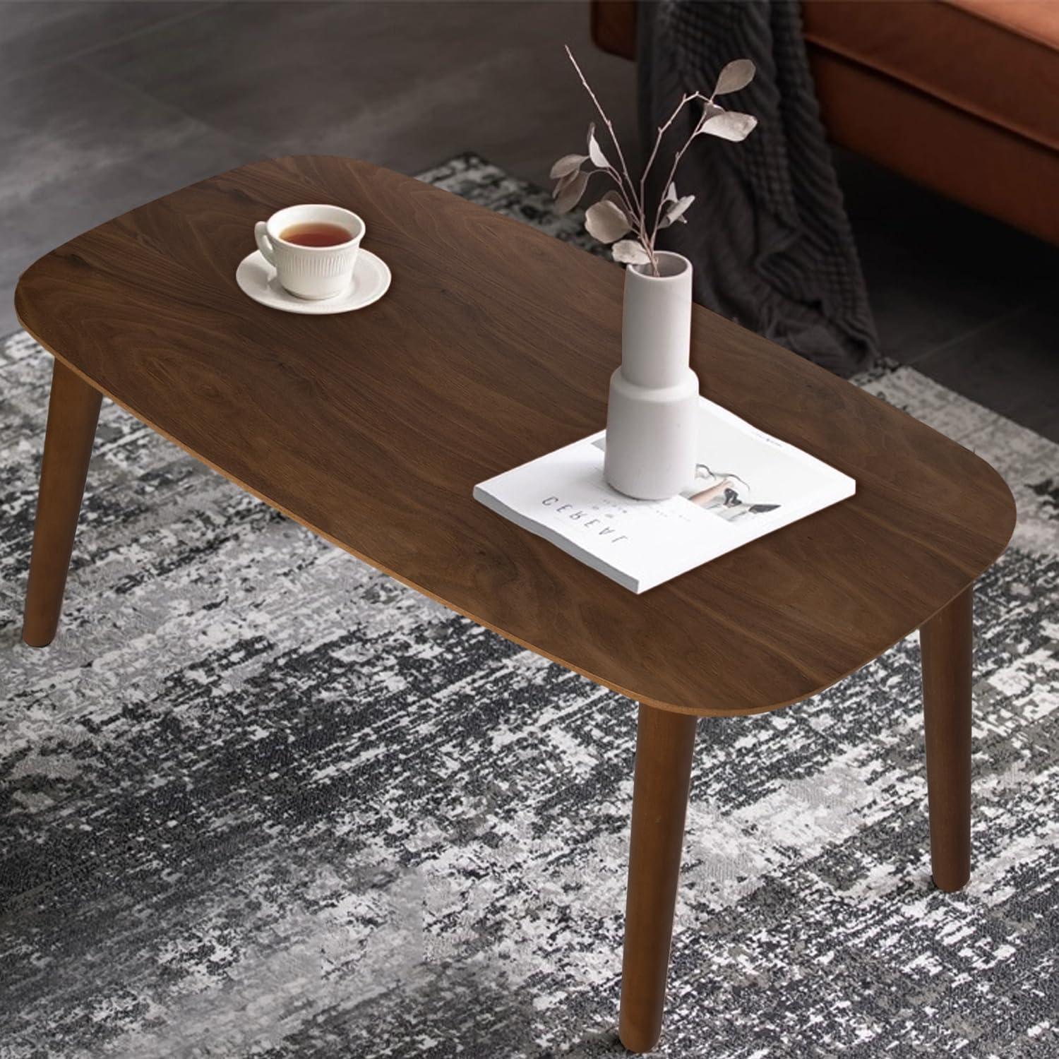 Mesa de café plegable Tacomany Nuez 114.3x55.9x45.7 cm