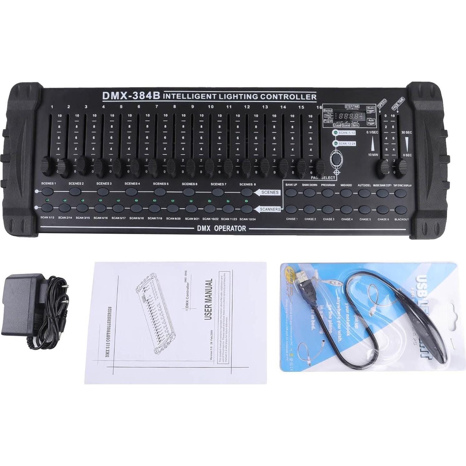 Controlador DMX 384 Canales Holdlamp para Iluminación