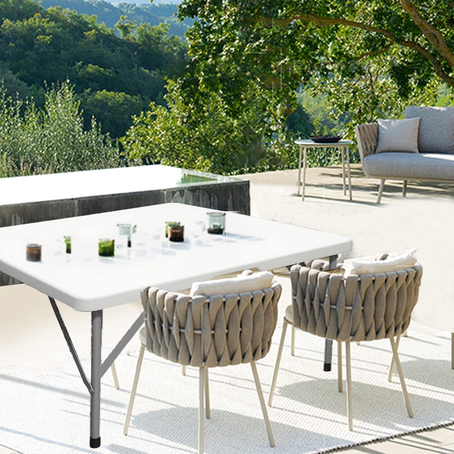 Mesa Plegable Cuadrada CAMP SOLUTIONS 86.36 cm Resistente