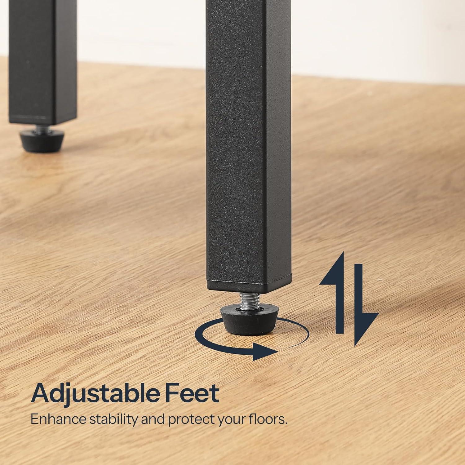 Mesa Lateral Plegable HOOBRO BF172BZ01, 84x38cm, Marrón Rústico