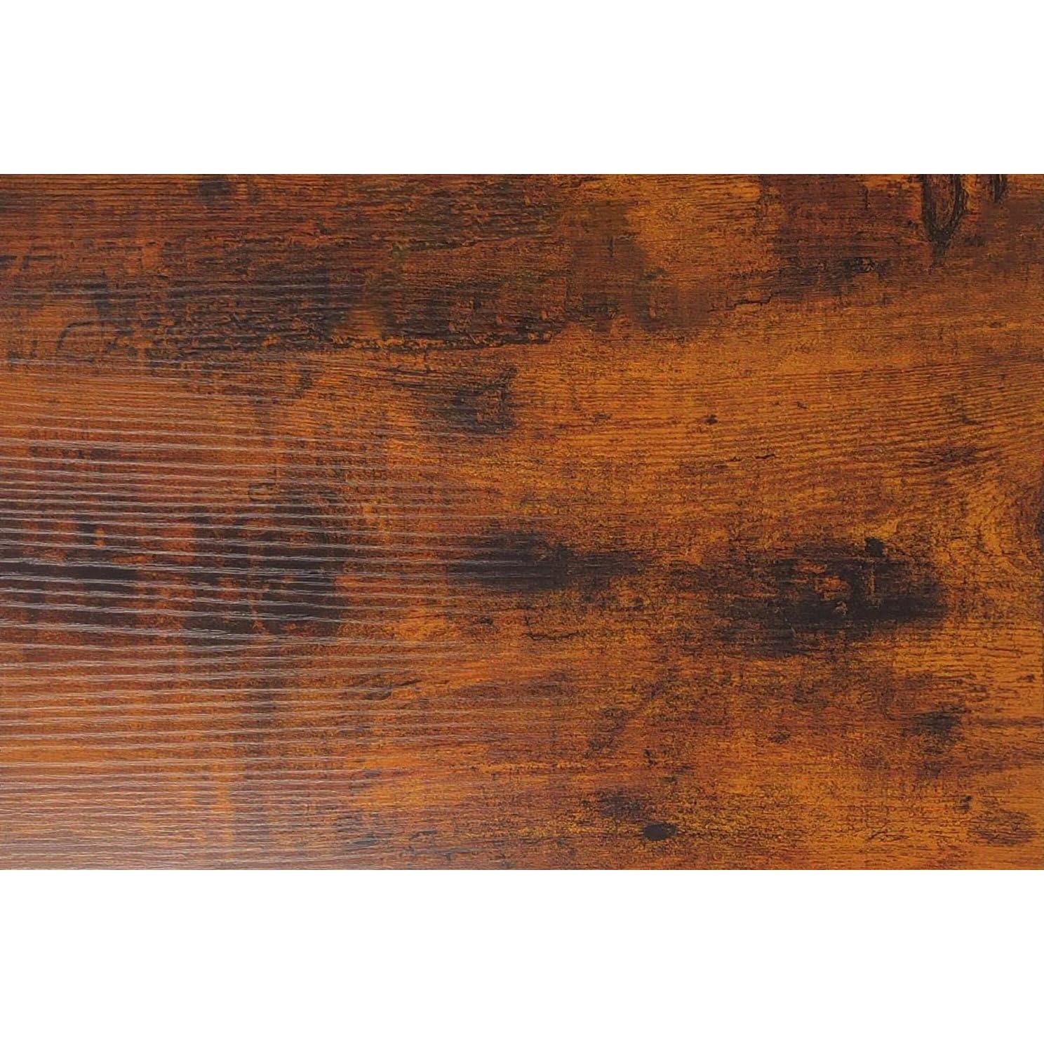 Mesa lateral ajustable Dataroad BZ-002, madera marrón, 360° giratoria