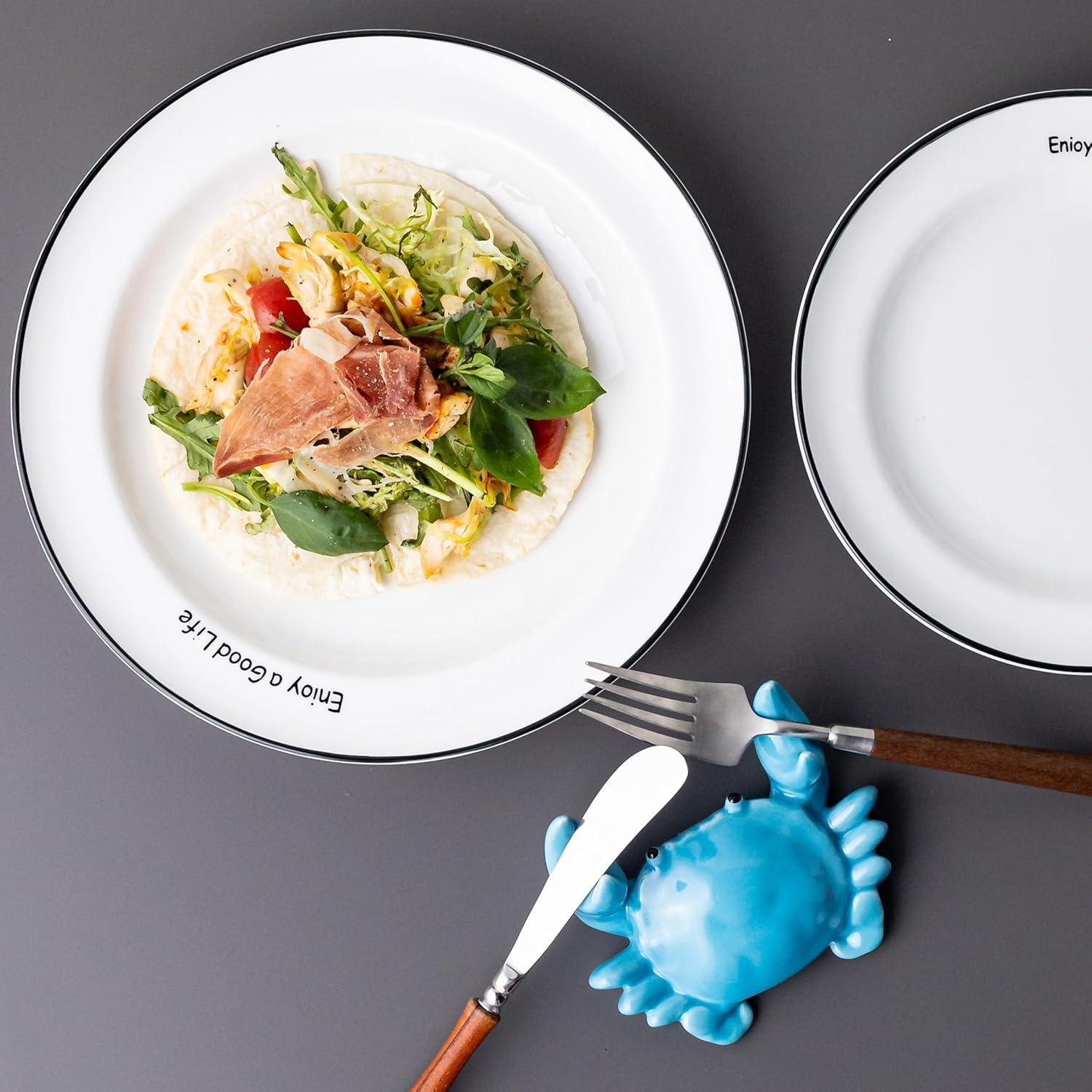 Soporte para cuchara de cerámica Cormomu cangrejo azul