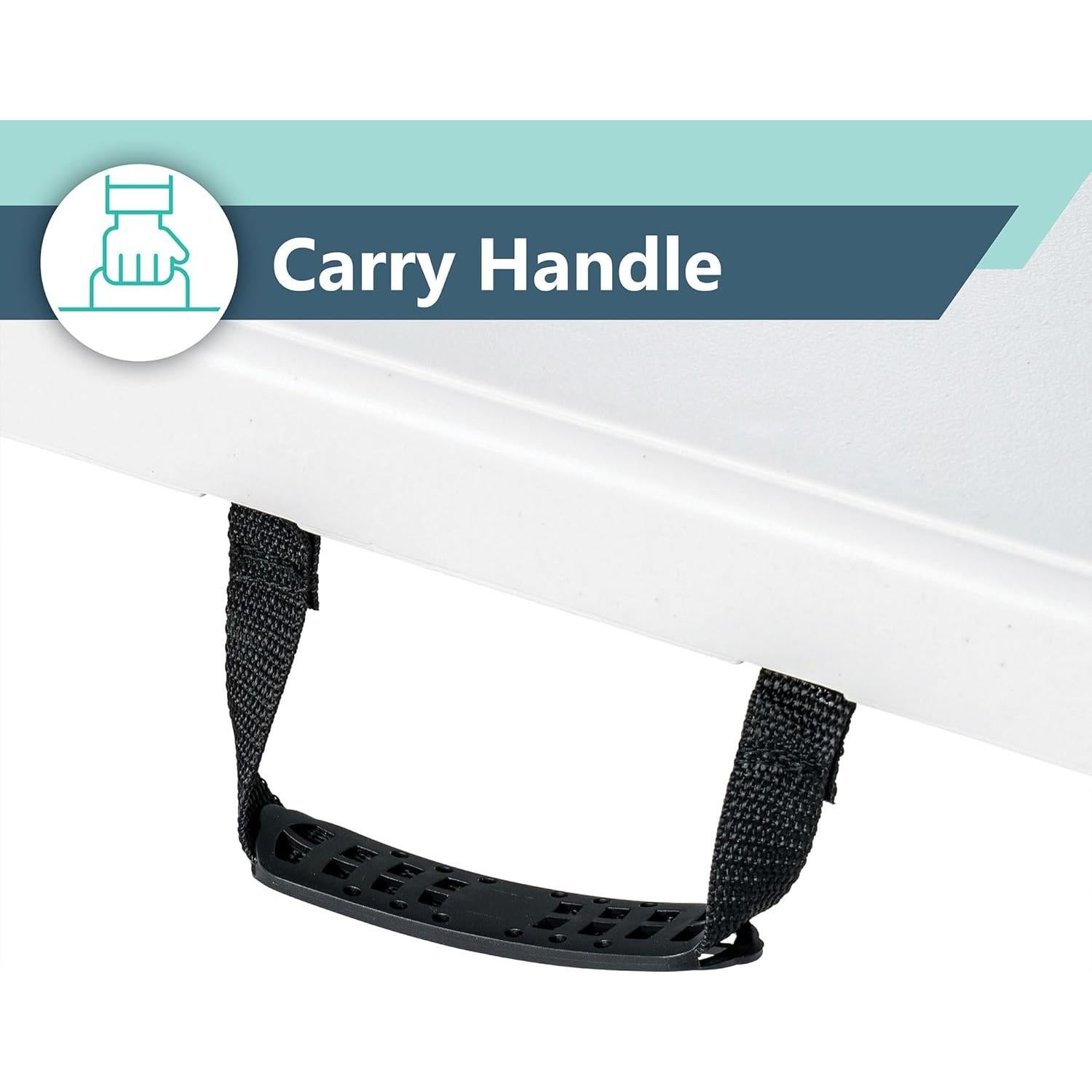 Mesa Plegable Blanca Peakform 1.83m para 6 Personas