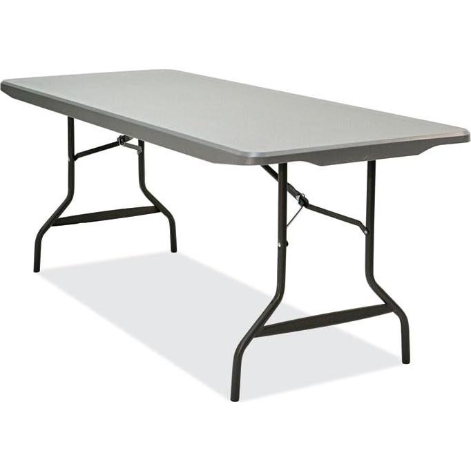 Mesa Plegable Comercial Iceberg 76.2x182.88 cm Carbón