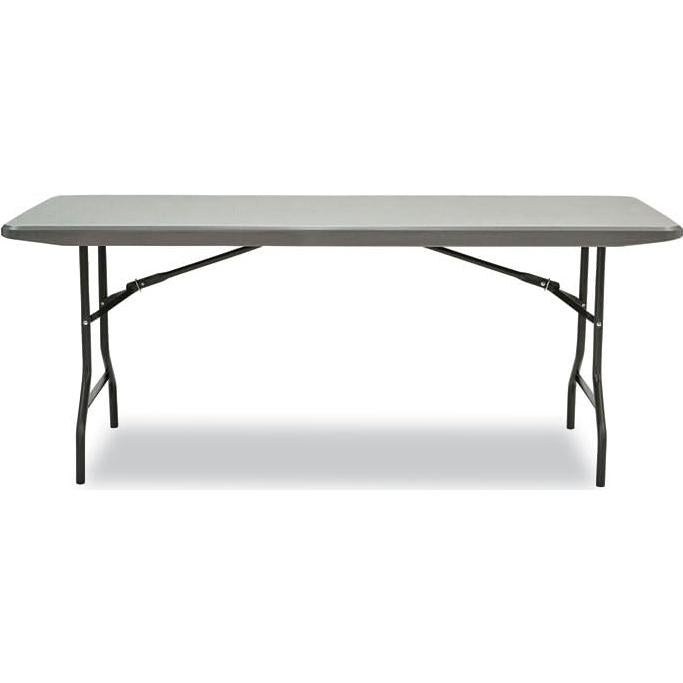 Mesa Plegable Comercial Iceberg 76.2x182.88 cm Carbón