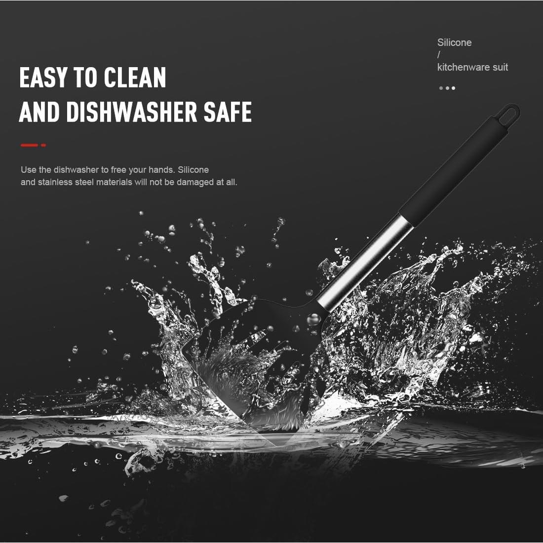 Juego de Utensilios de Cocina de Silicona Oannao 18 Piezas