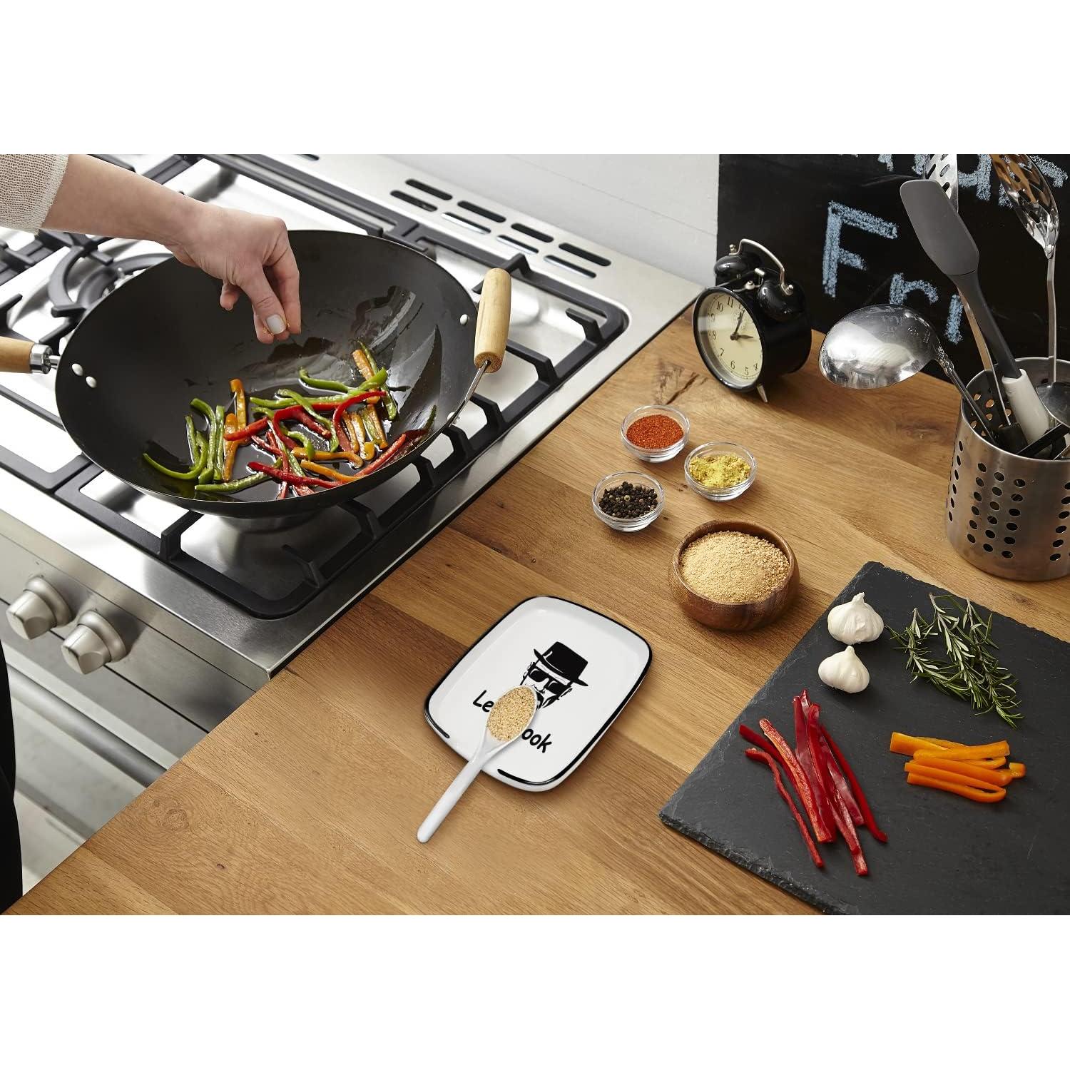 Soporte de Cuchara de Cerámica Hvukeke Vamos a Cocinar 14.73 cm