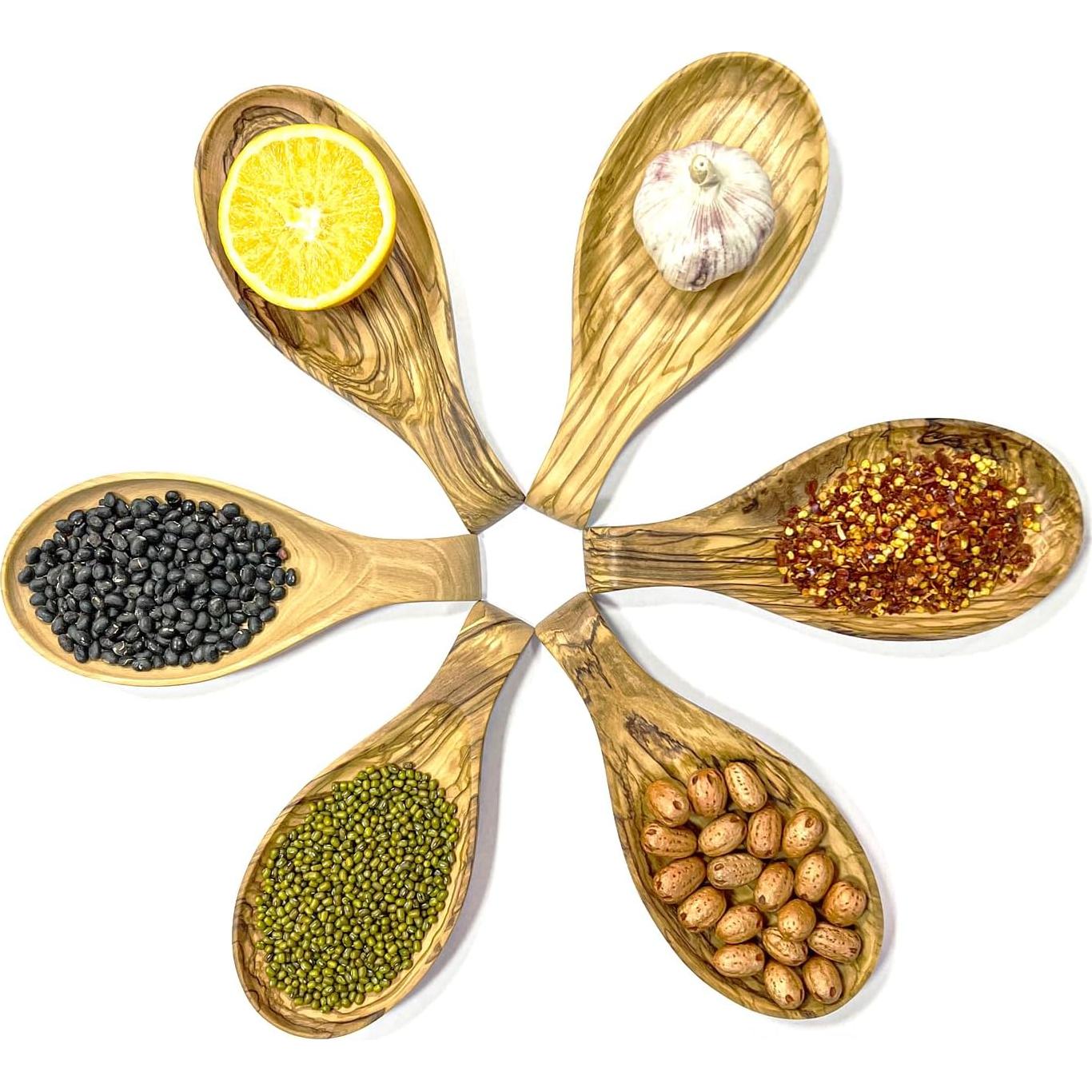 Soporte para Cuchara de Madera de Olivo Kityemo 21 cm