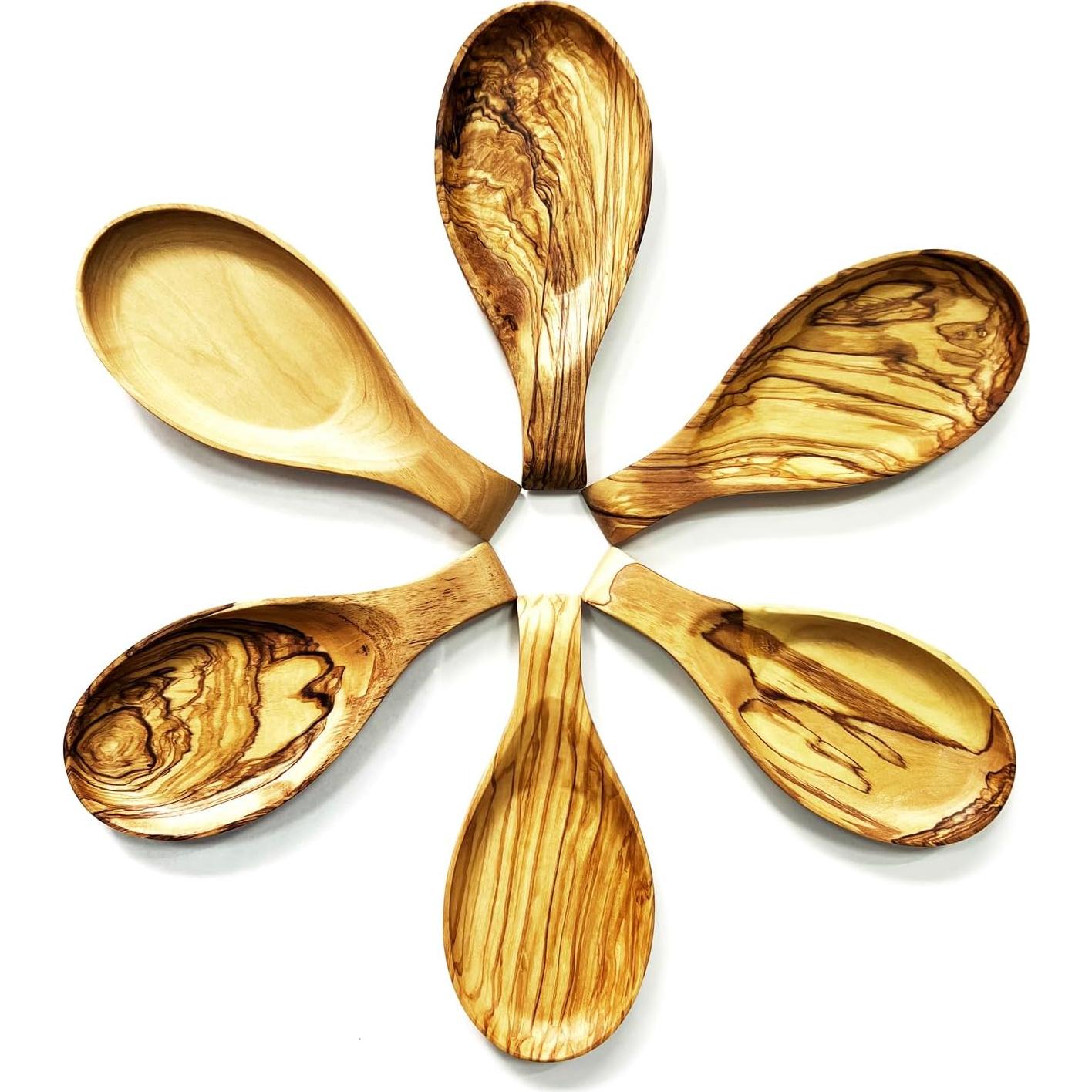 Soporte para Cuchara de Madera de Olivo Kityemo 21 cm