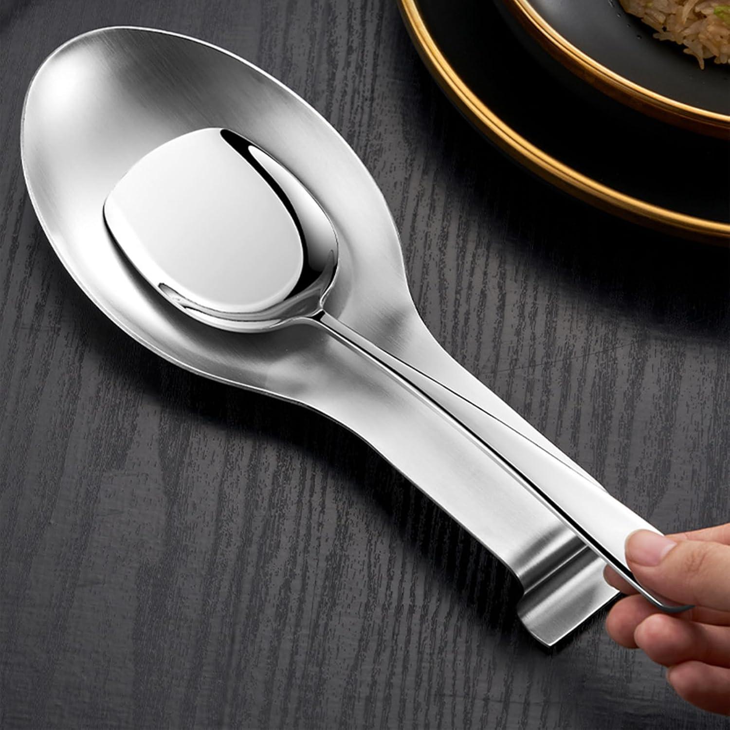 Soporte para Cucharas de Acero Inoxidable GIWOSK - 8 Piezas