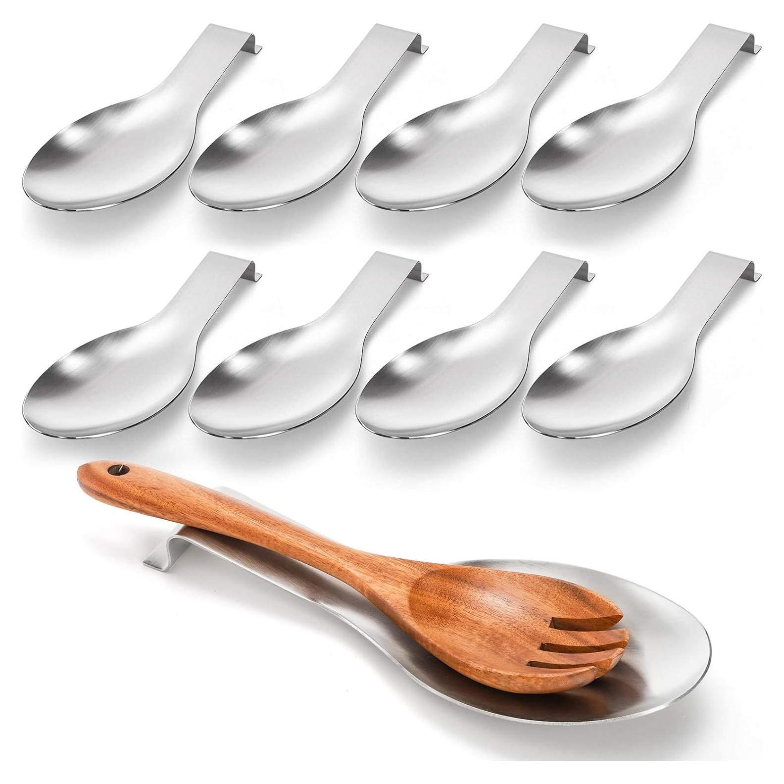 Soportes para Cucharas ELFULLY Acero Inoxidable 8 Piezas