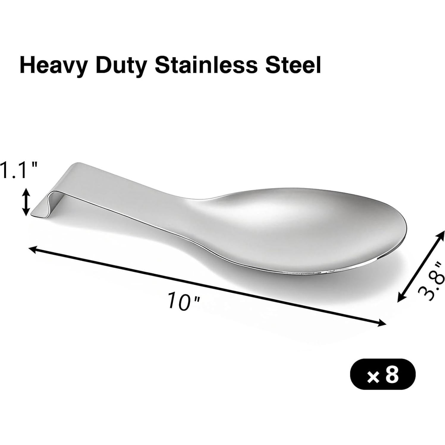Soportes para Cucharas ELFULLY Acero Inoxidable 8 Piezas
