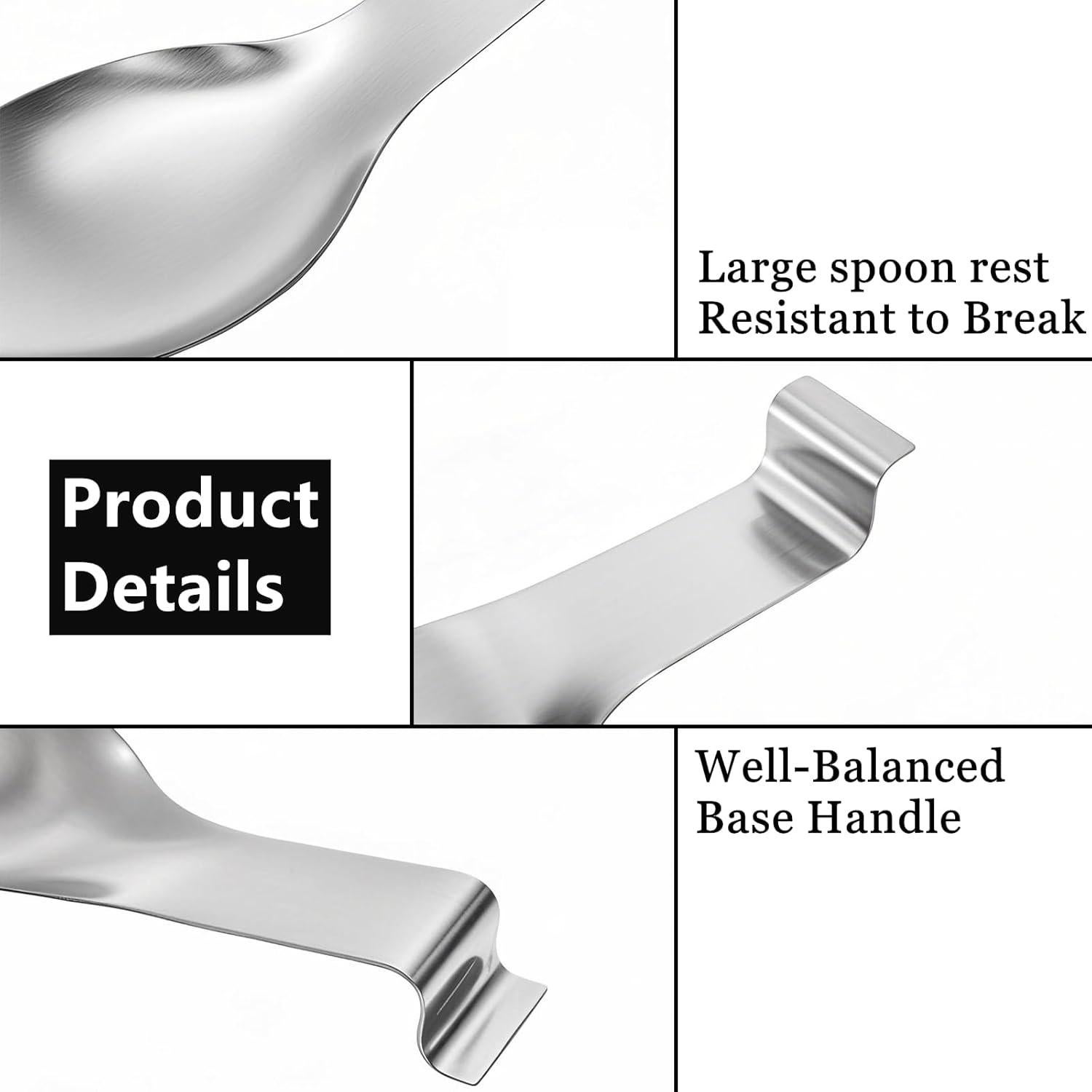 Soportes para Cucharas ELFULLY Acero Inoxidable 8 Piezas