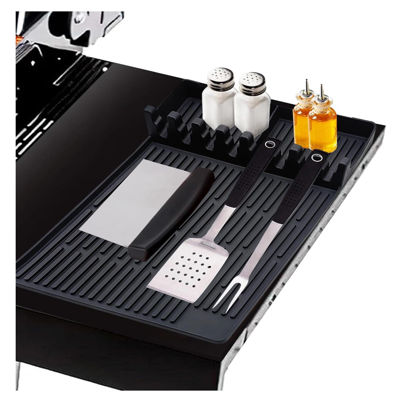 Mat de Silicona Antallcky 3 en 1 Grande 40.6x29.2cm Negro