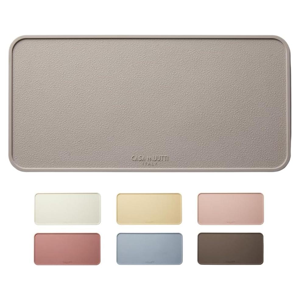 Alfombrilla de Silicona CASA MUUTTI 39x19 cm Gris Cálido