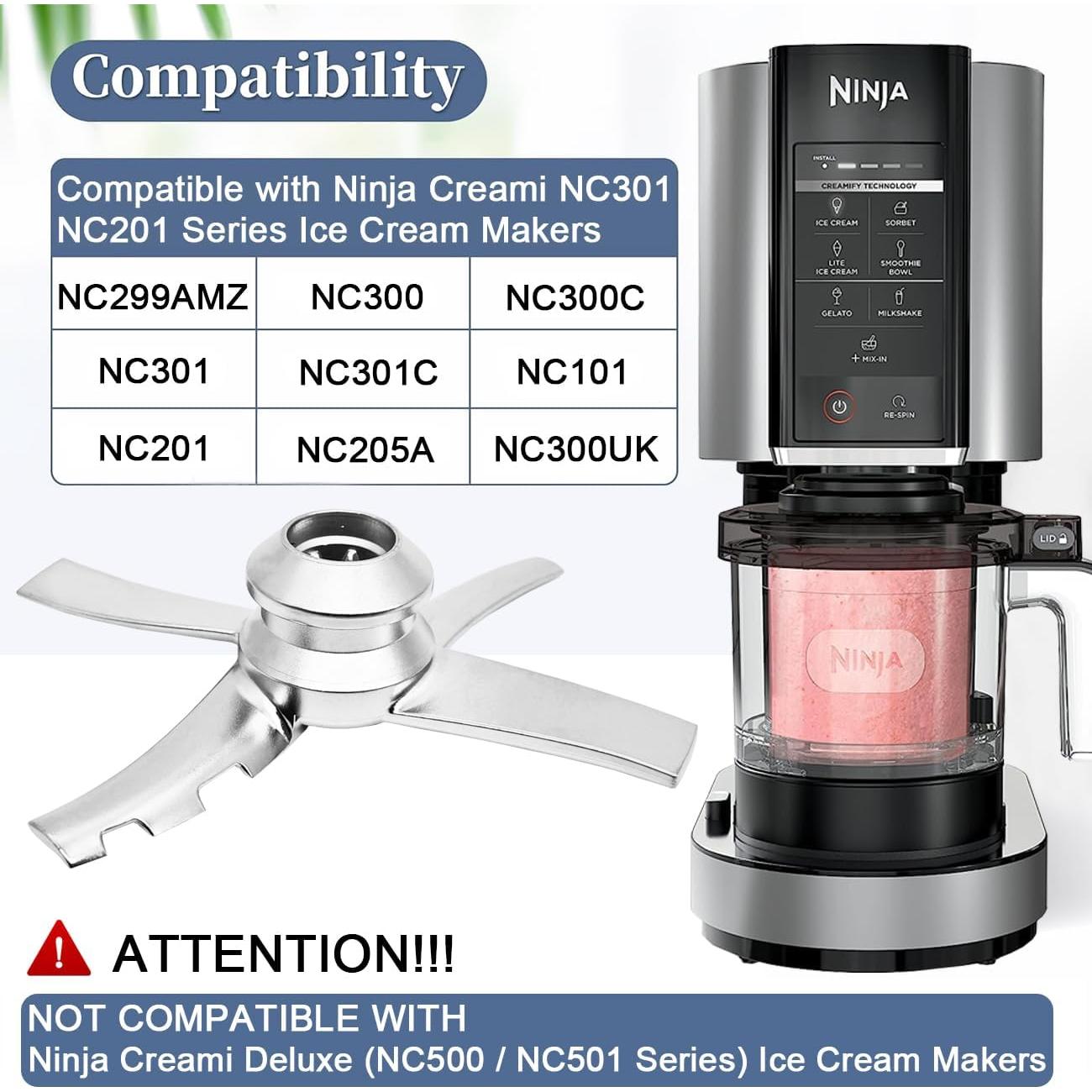 Cuchilla de Reemplazo Ninja Creami Kaluly NC301 NC300 NC299AMZ