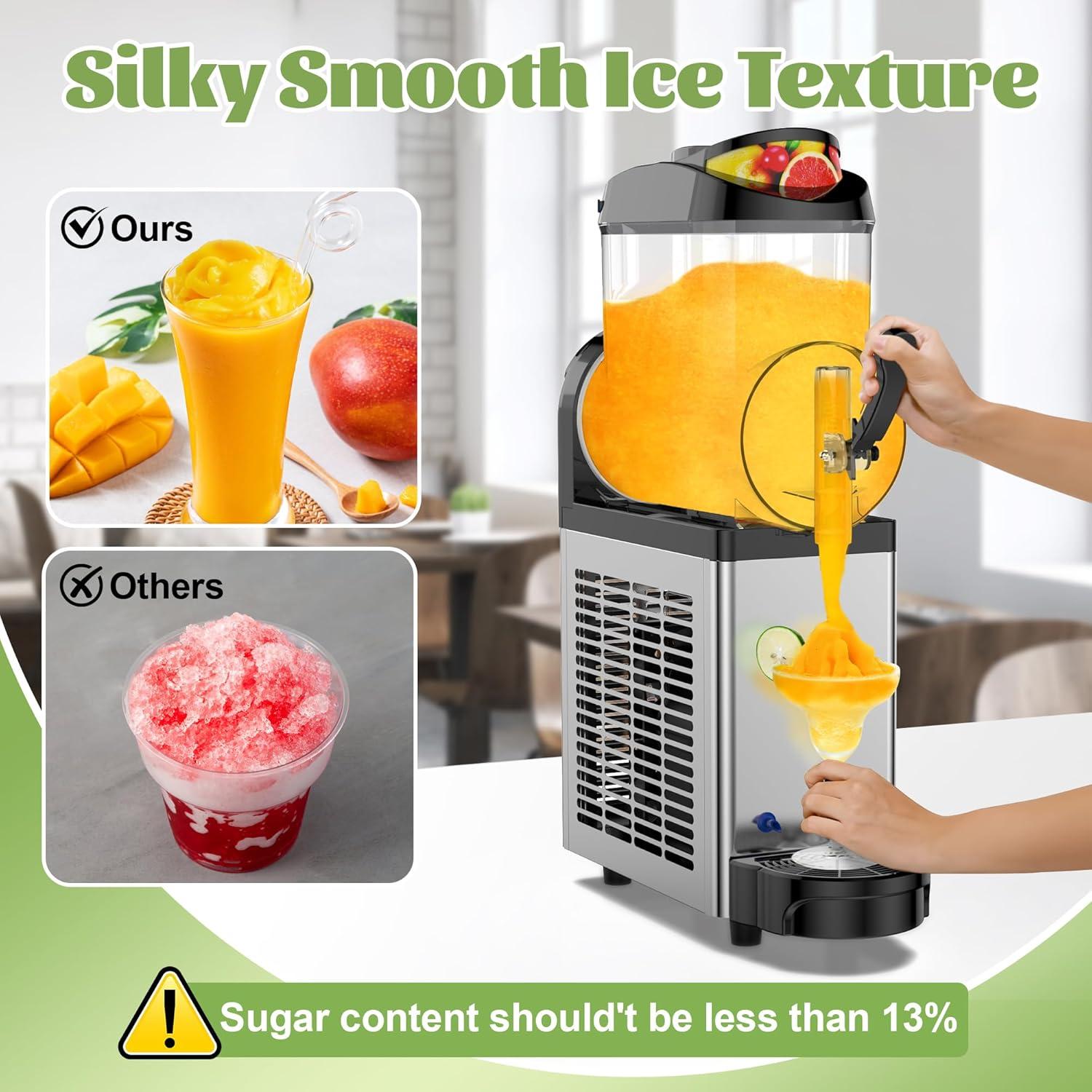 Máquina de Slushie Comercial Velieta 12L Sin Hielo