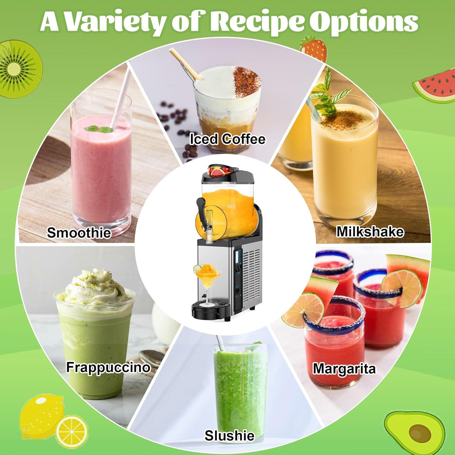 Máquina de Slushie Comercial Velieta 12L Sin Hielo