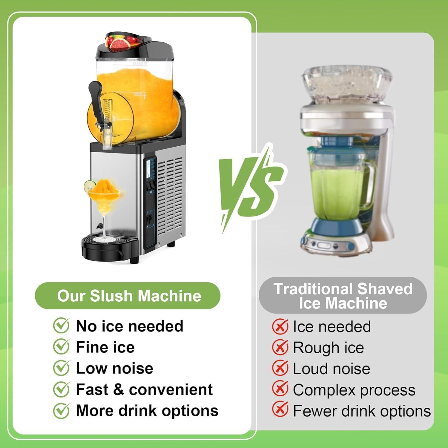 Máquina de Slushie Comercial Velieta 12L Sin Hielo