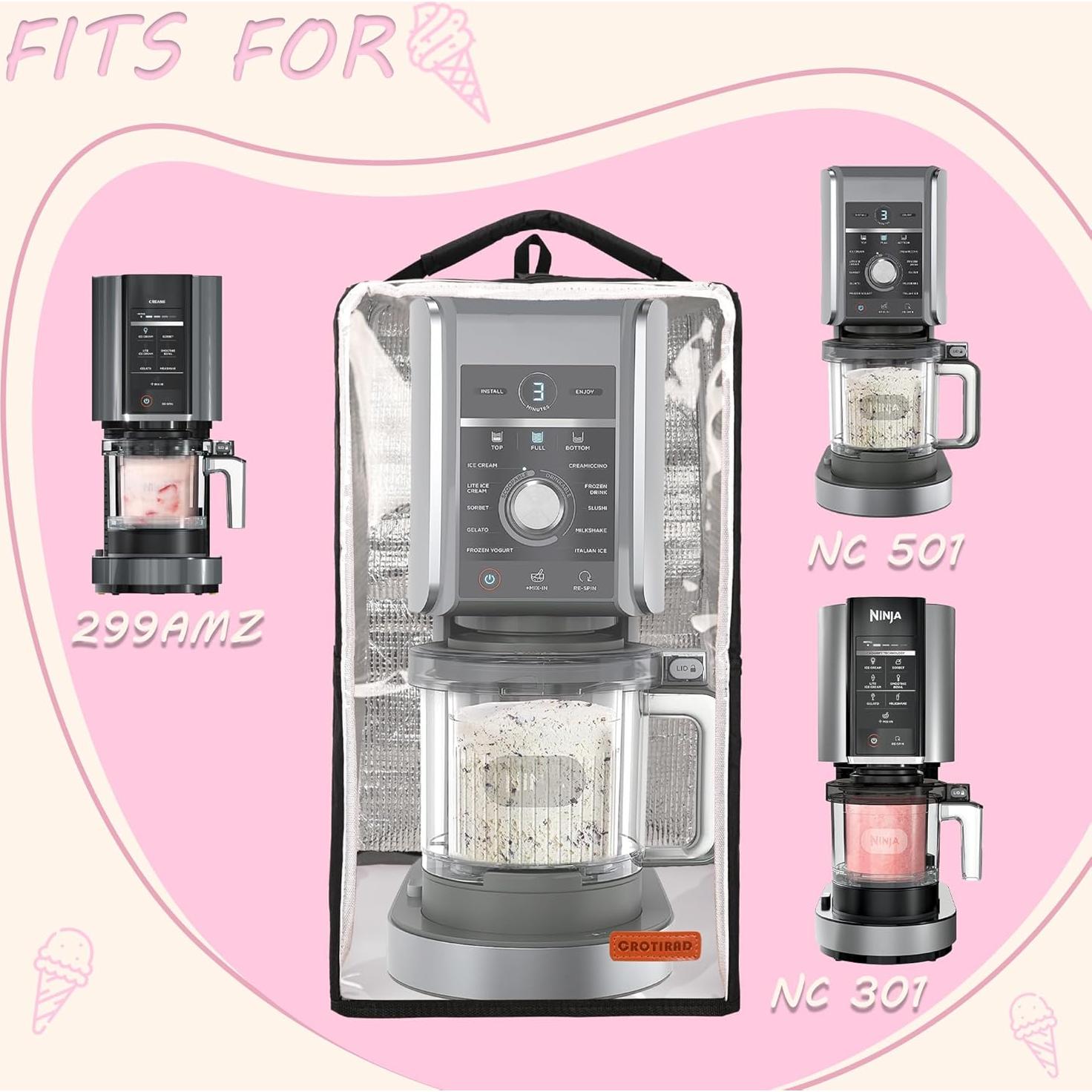 Cubierta de Polvo CROTIRAD para Máquina de Helados Ninja