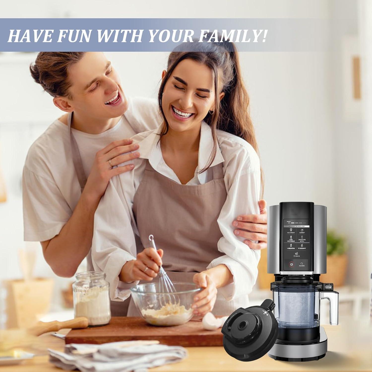 Tapa de Repuesto para Tazón Ninja CREAMi - Compatible NC299AMZ, NC300, NC301