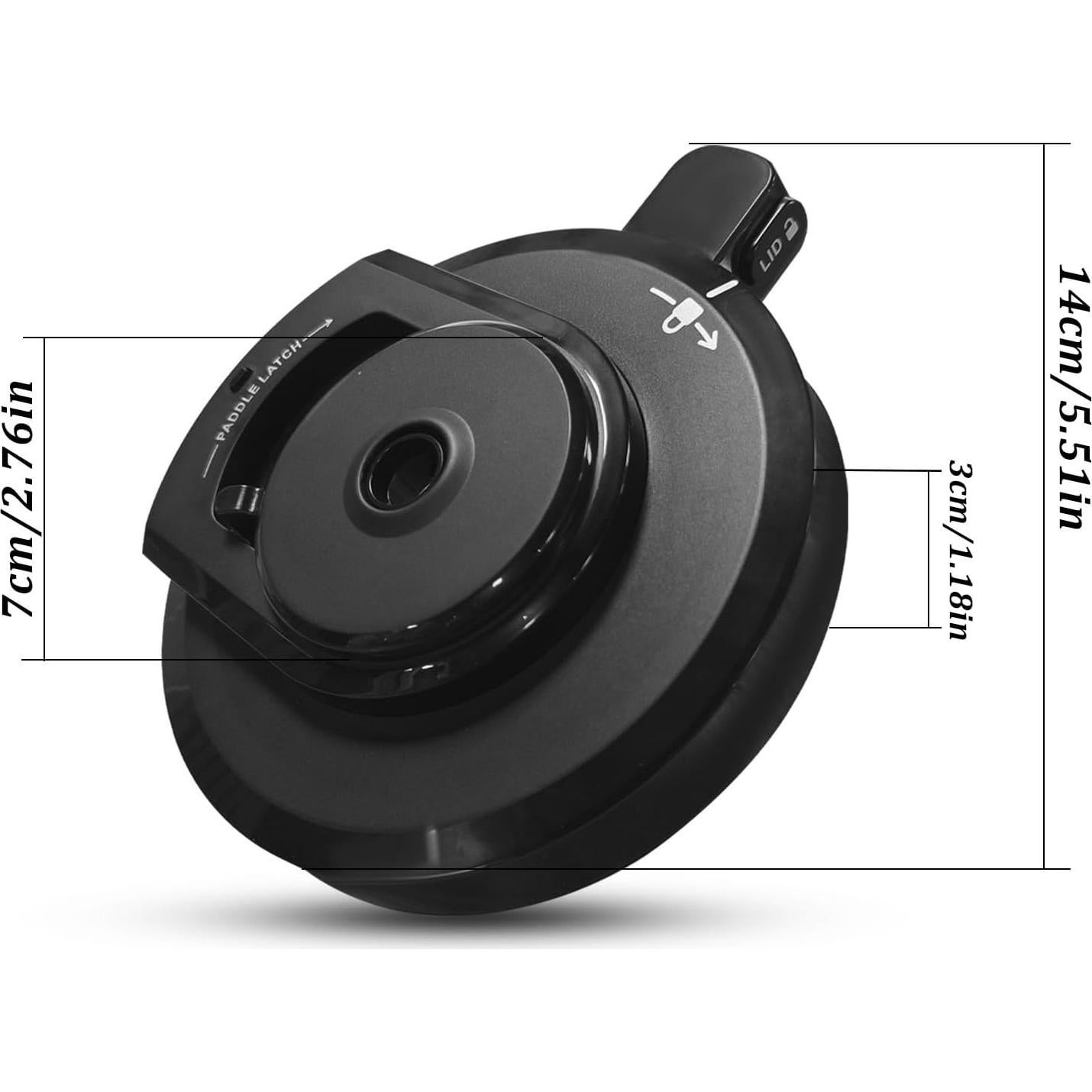 Tapa de Tazón Exterior Ninja Creami EROCK MN8269 Apta para Lavavajillas