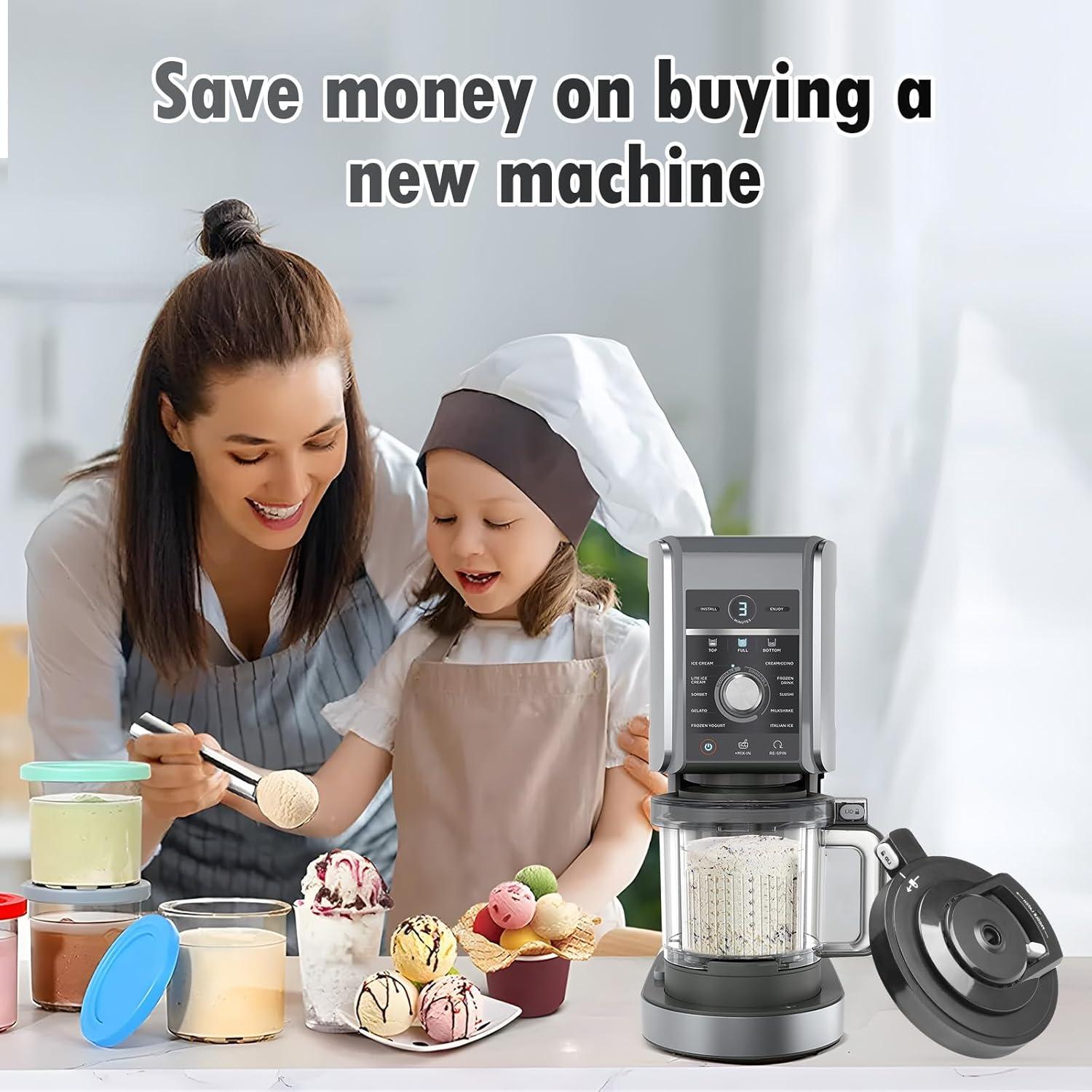 Tapa de Tazón Externo Ninja CREAMi NC500 NC501 Repuesto