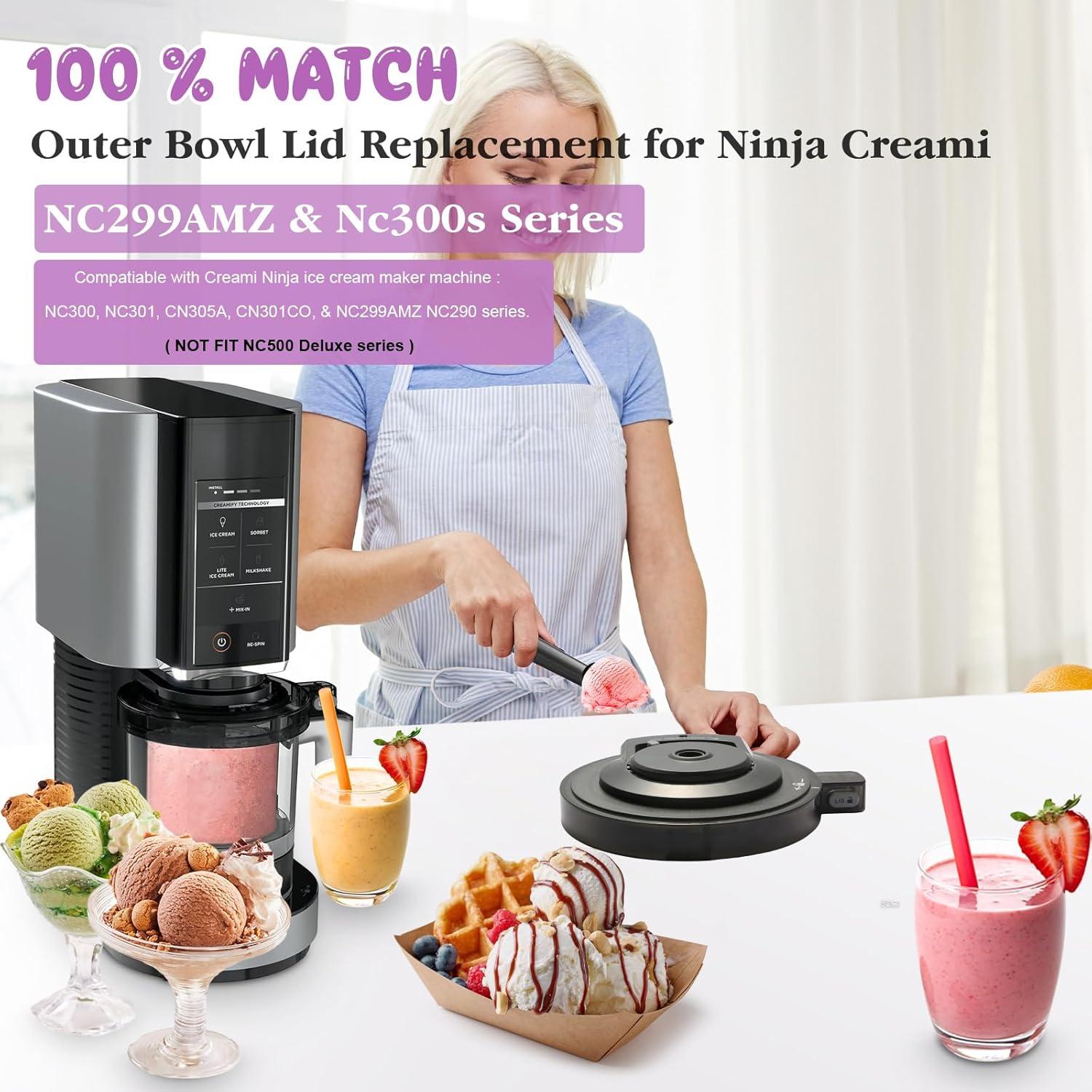 Tapa de Tazón SLLFLY para Máquina de Helados NC300 - Reutilizable