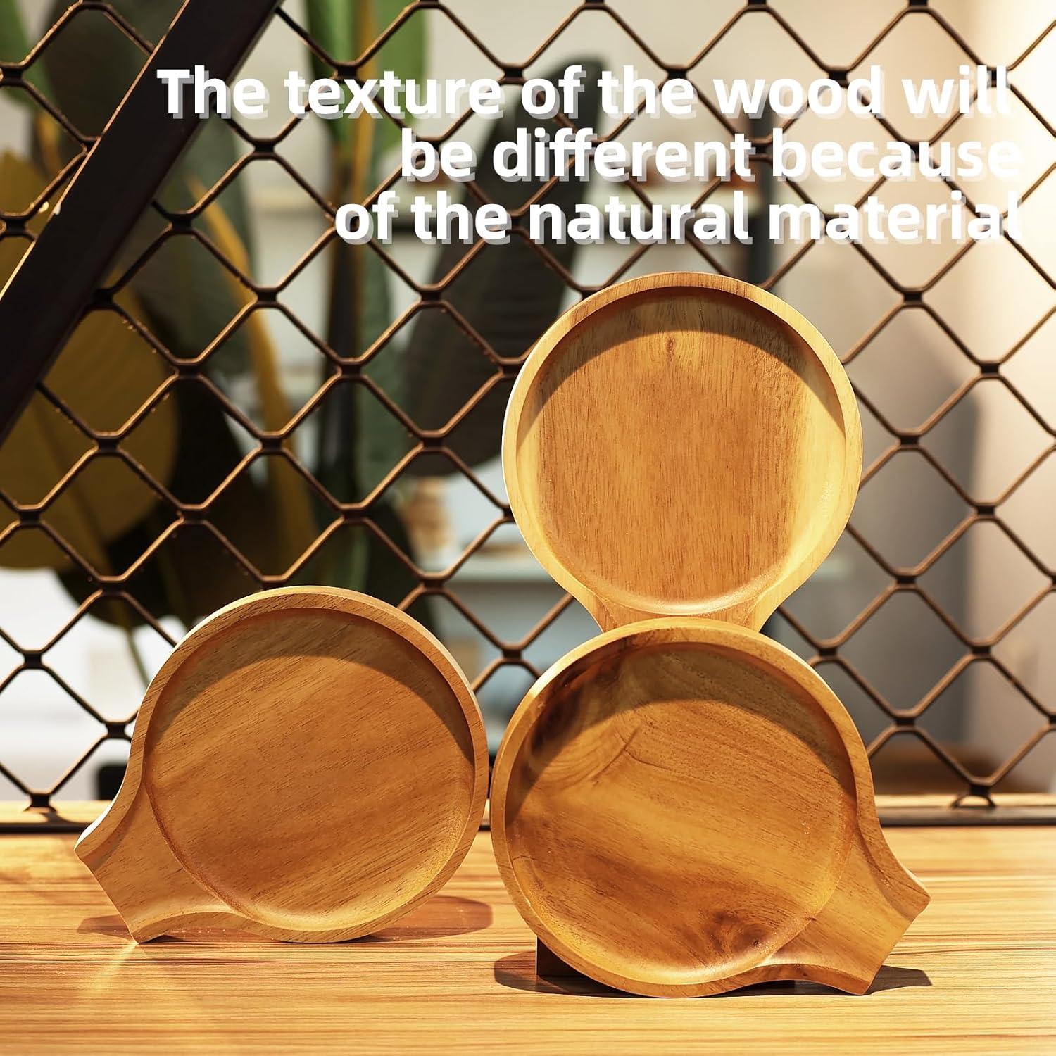 Soporte para Cucharas de Madera de Acacia NOOETAH 15.5x13 cm