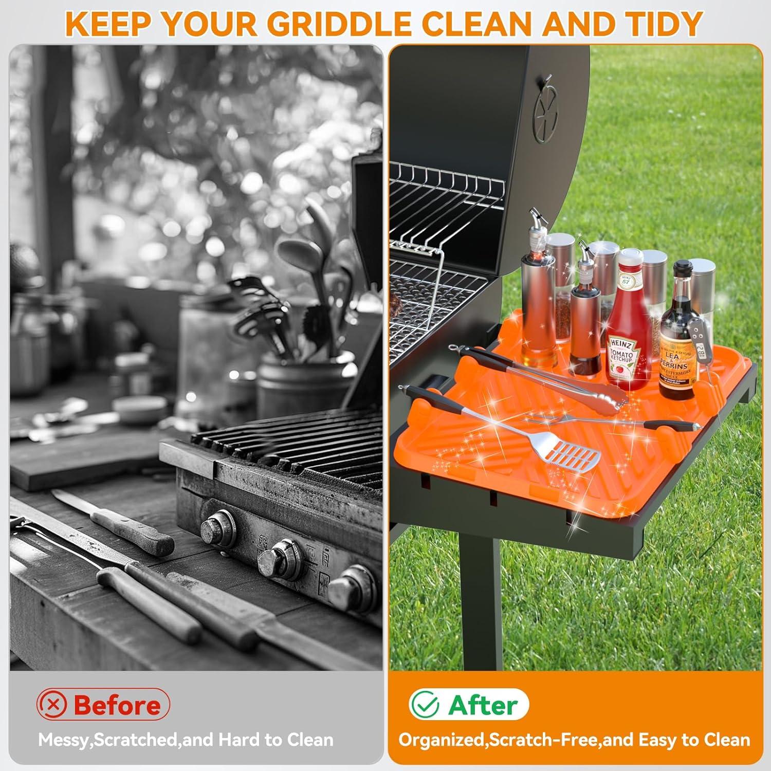 Alfombrilla de Silicona CLESOO 40.64x30.68 cm Resistente al Calor