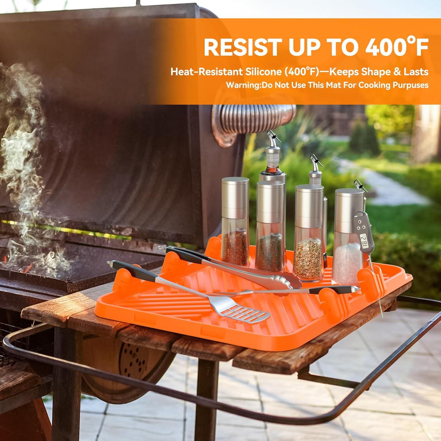 Alfombrilla de Silicona CLESOO 40.64x30.68 cm Resistente al Calor