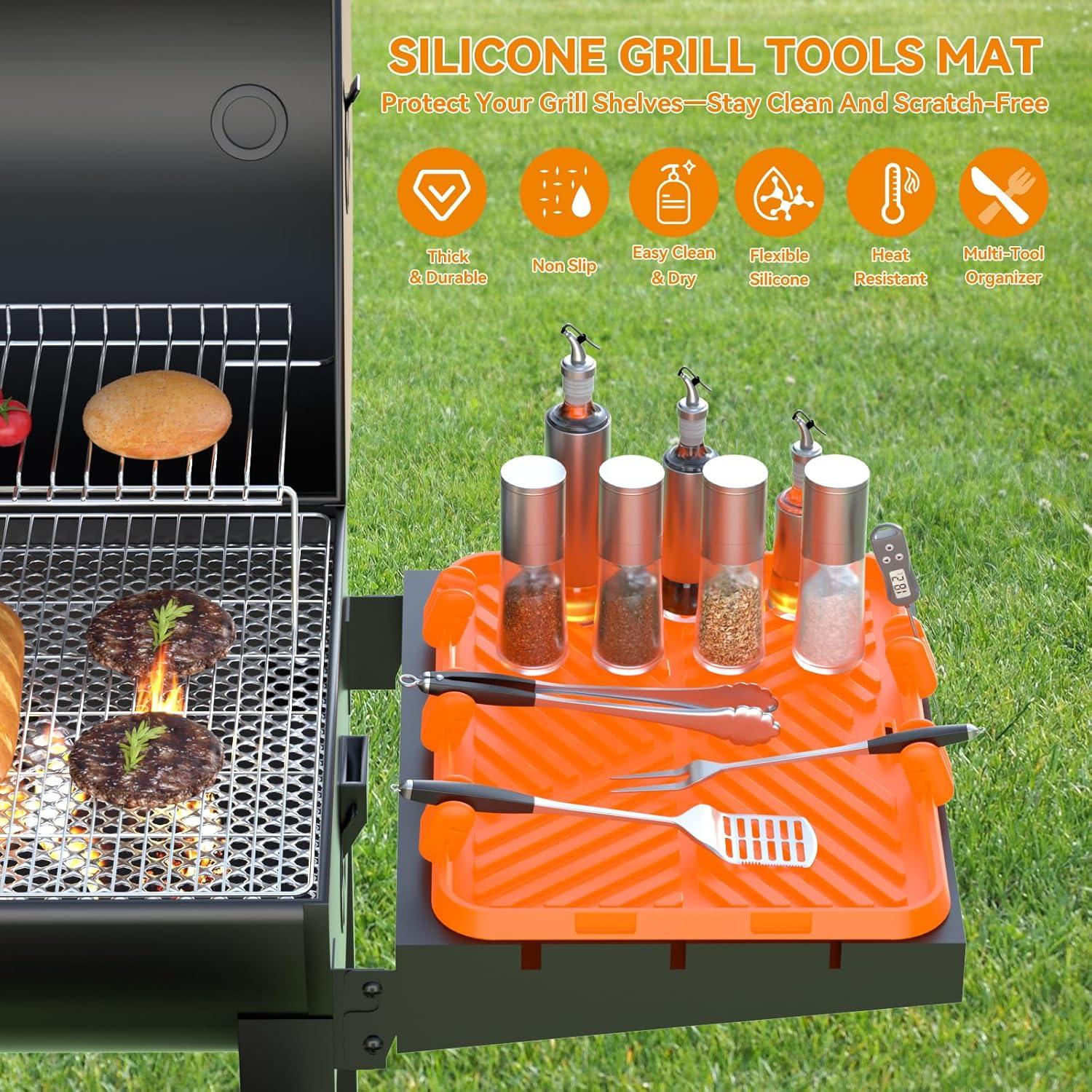 Alfombrilla de Silicona CLESOO 40.64x30.68 cm Resistente al Calor