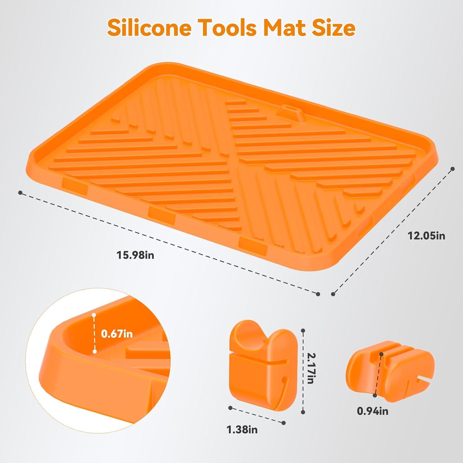 Alfombrilla de Silicona CLESOO 40.64x30.68 cm Resistente al Calor