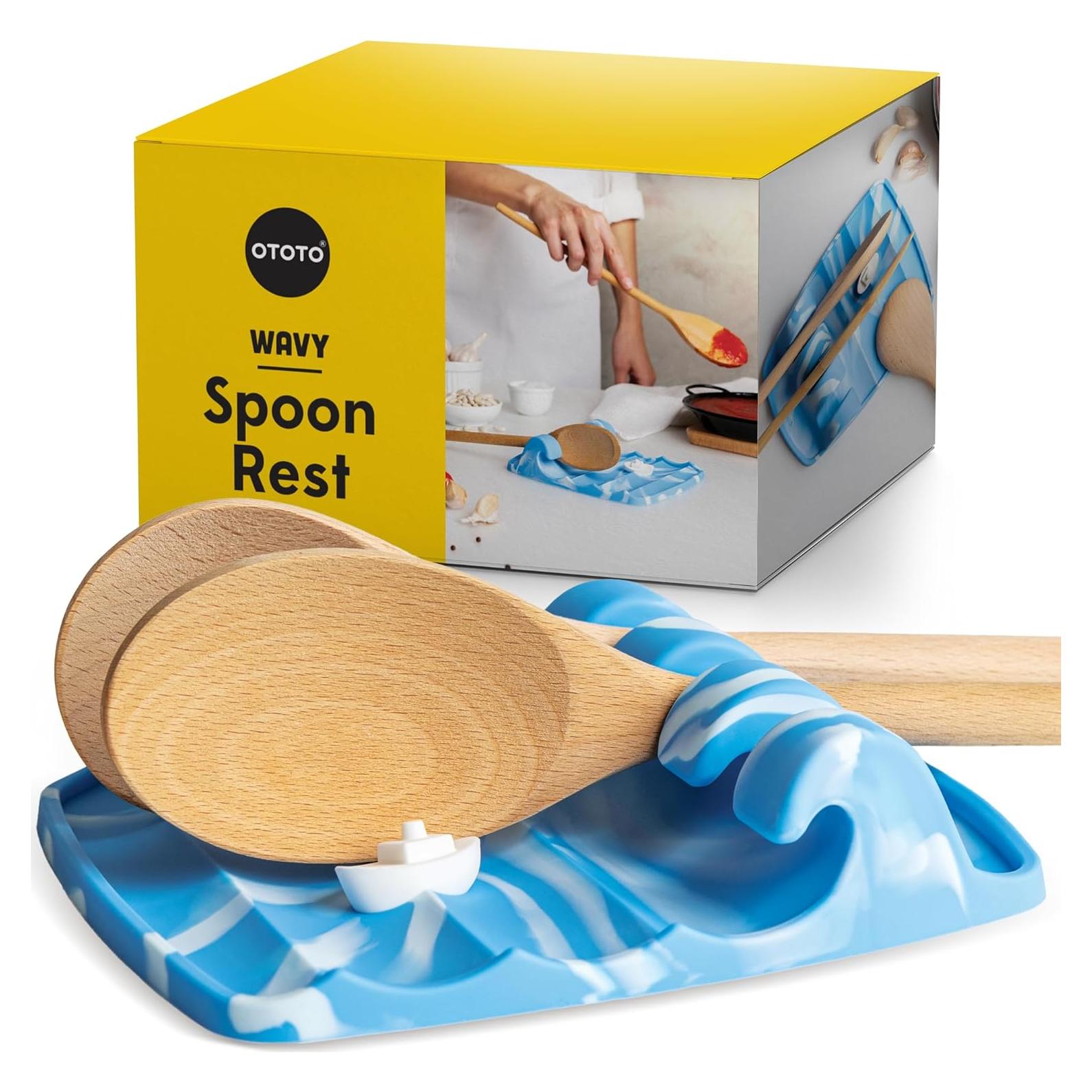 Reposacucharas de Silicona OTOTO Wavy - Soporte Cangrejo 145g