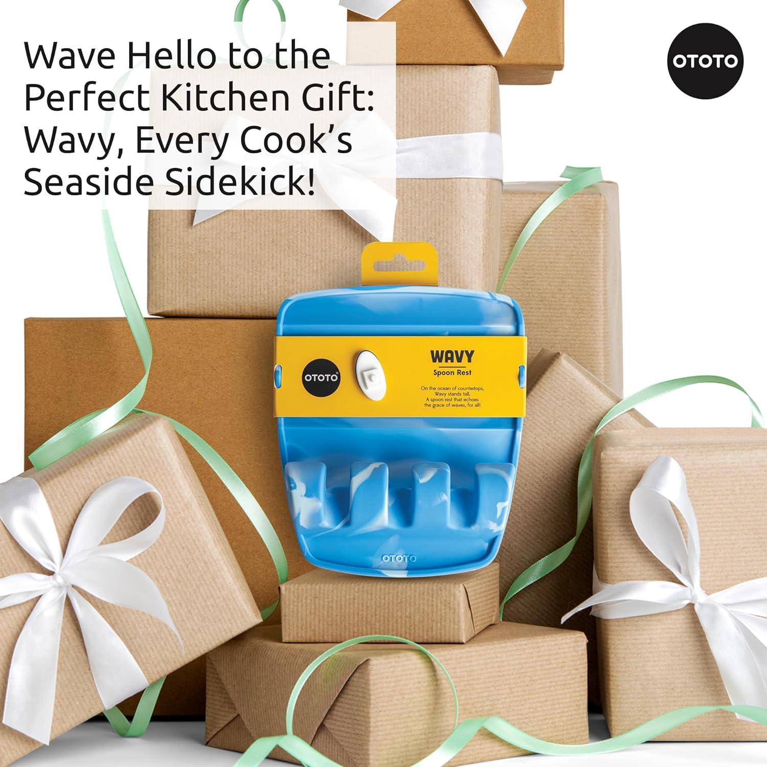 Reposacucharas de Silicona OTOTO Wavy - Soporte Cangrejo 145g