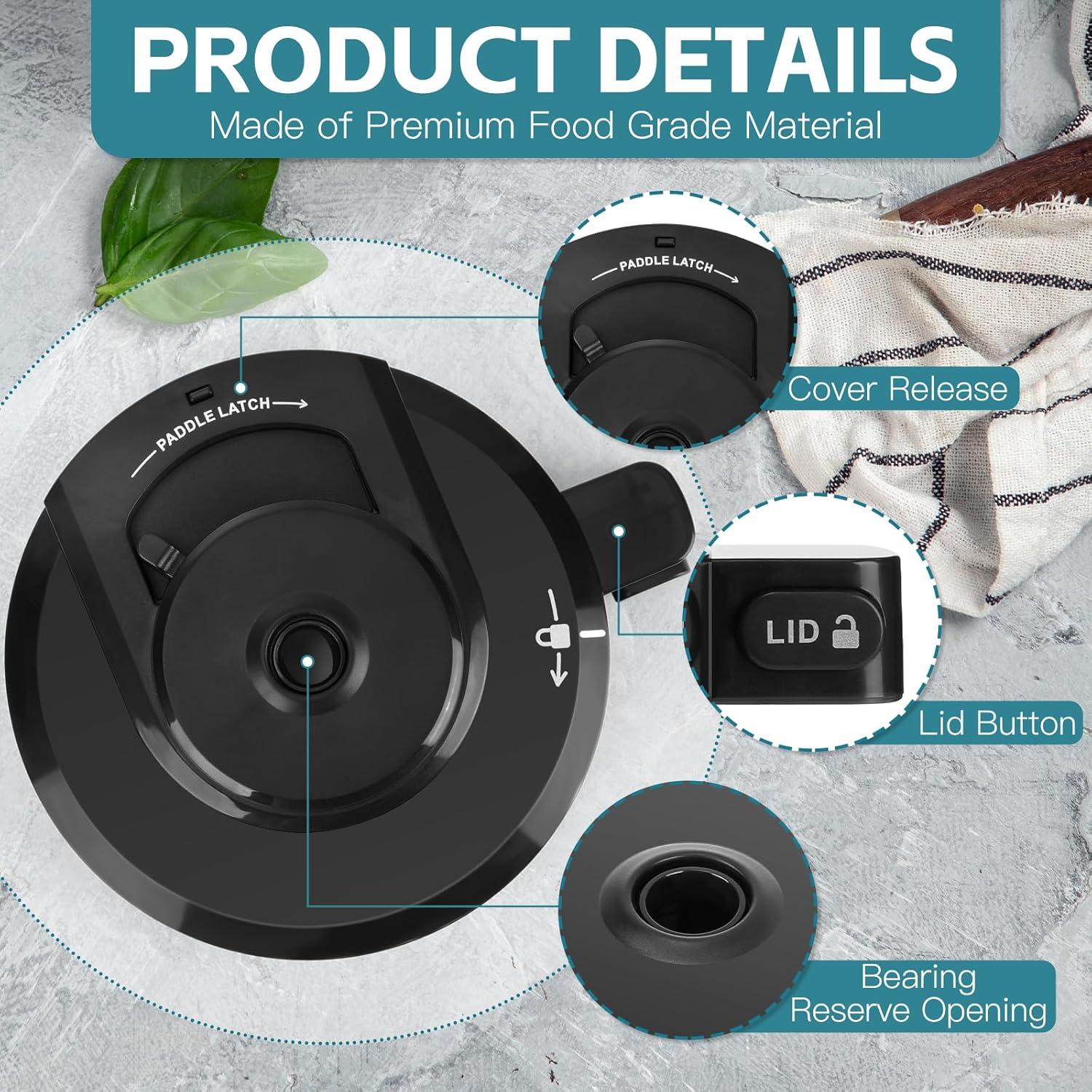 Tapa de tazón exterior Ninja Creami NC300 con anillo de sellado