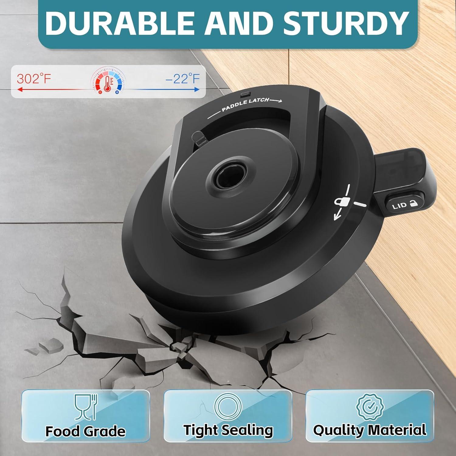 Tapa de tazón exterior Ninja Creami NC300 con anillo de sellado