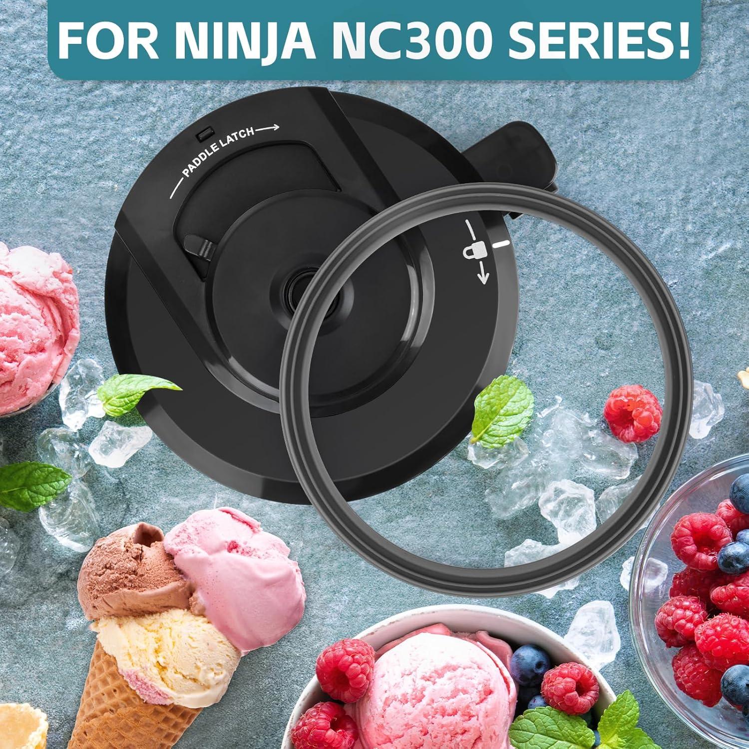 Tapa de tazón exterior Ninja Creami NC300 con anillo de sellado