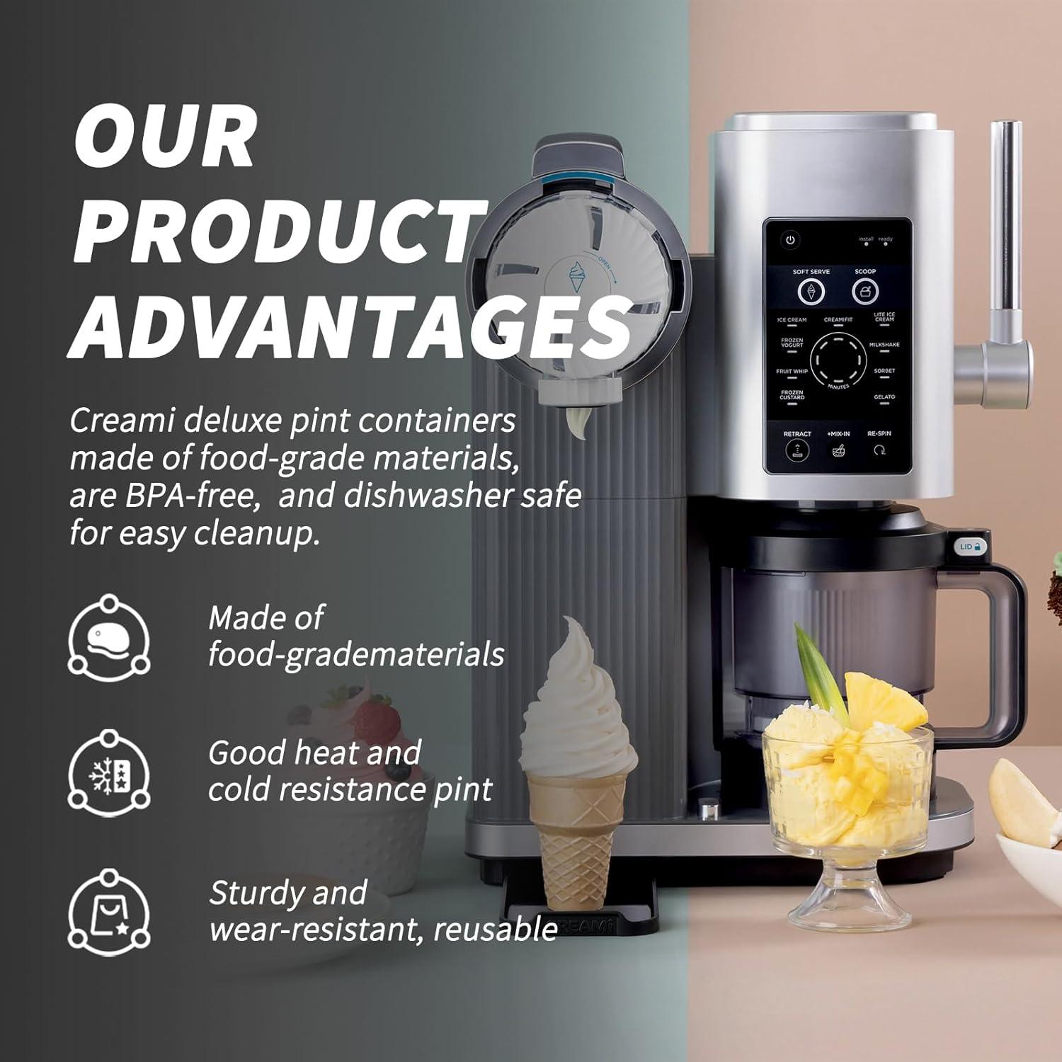 Paquete de 2 Pintas de Helado Ninja Swirl NC700 - Sin BPA