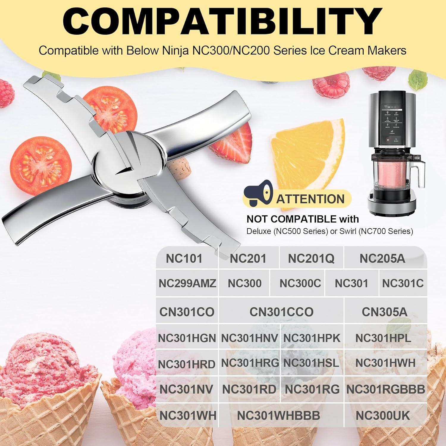 Paleta de Repuesto Ninja Creami NC300/301 Acero Inoxidable