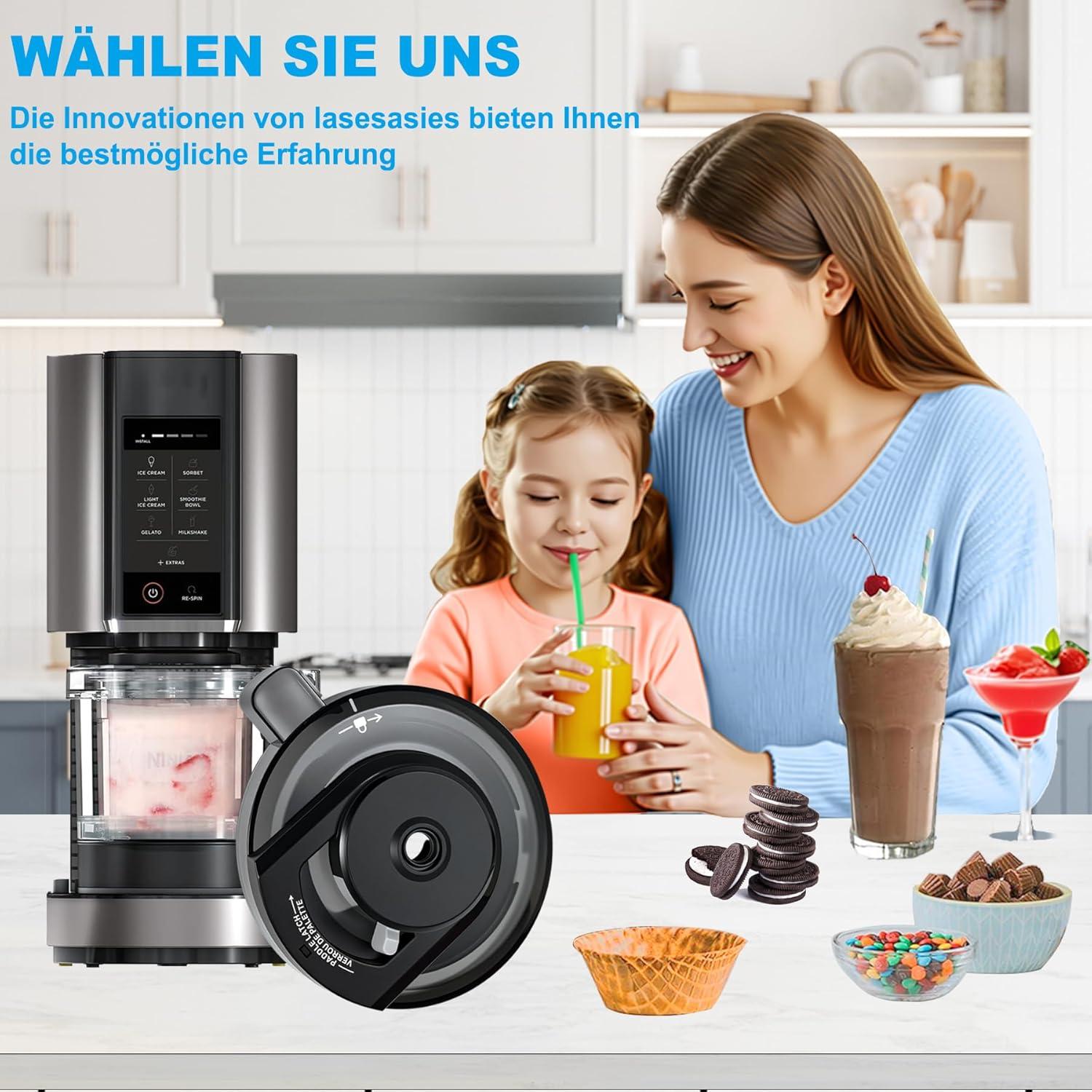 Tapa de tazón exterior Ninja Creami NC301 - Repuesto de alta calidad