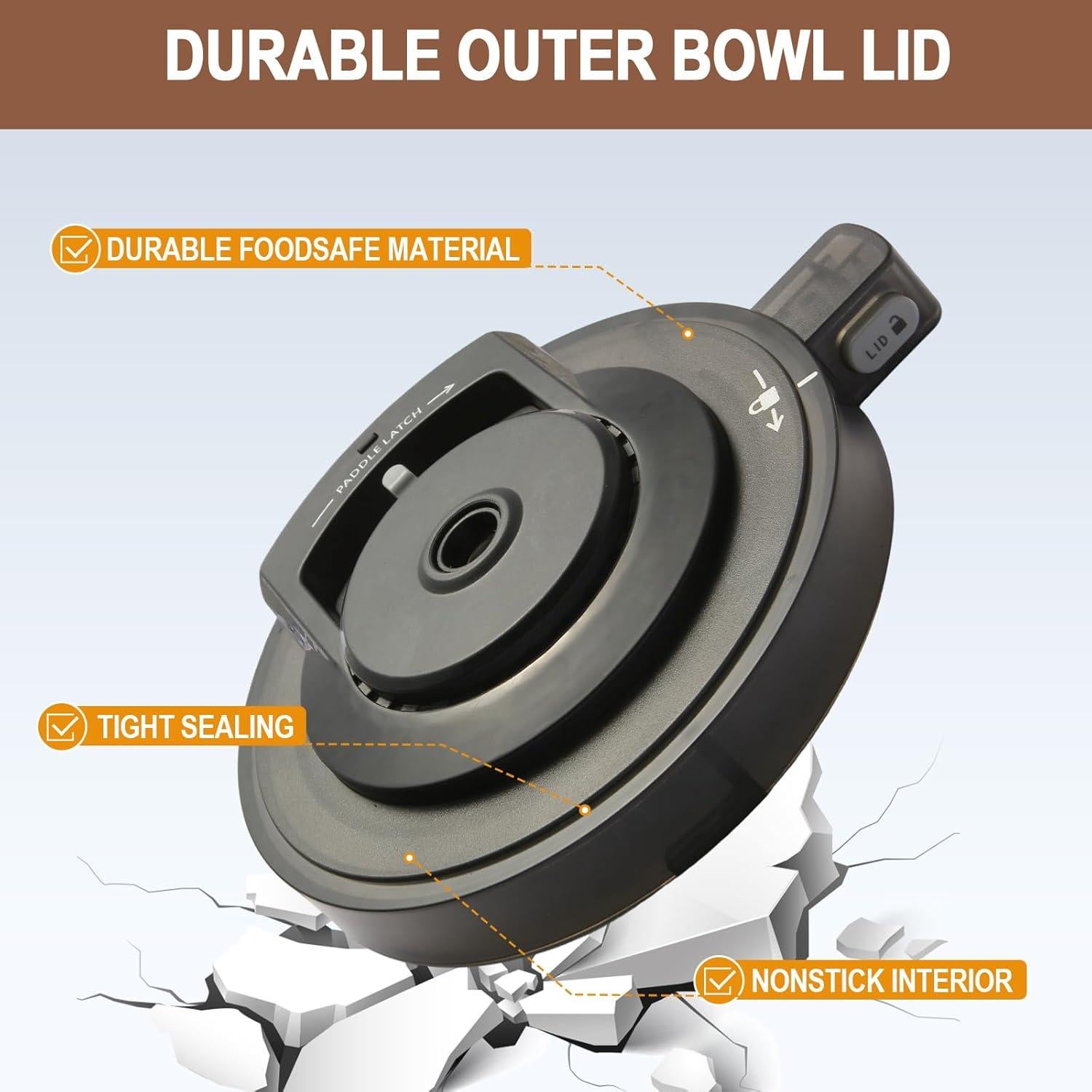 Tapa de repuesto NC500 para máquina de helados Creami Deluxe