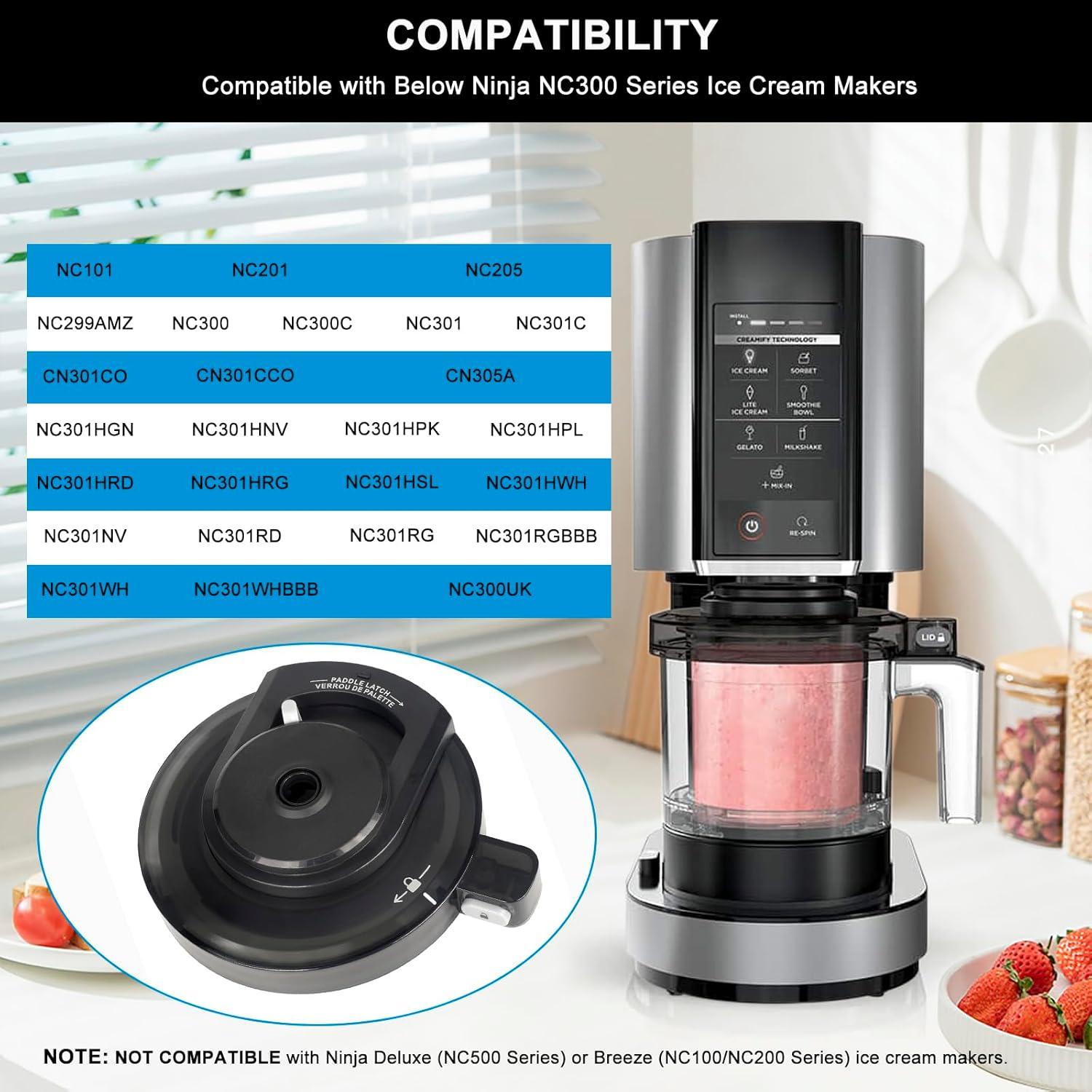 Tapa de tazón exterior Ninja Creami NC299AMZ/NC300/NC301 - Repuesto