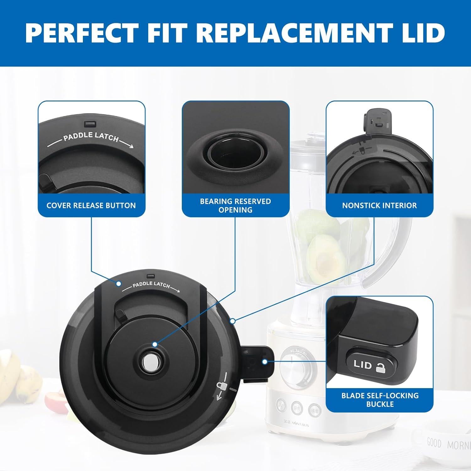 Tapa de Tazón Exterior Repuesto HenSinTc para Ninja NC301