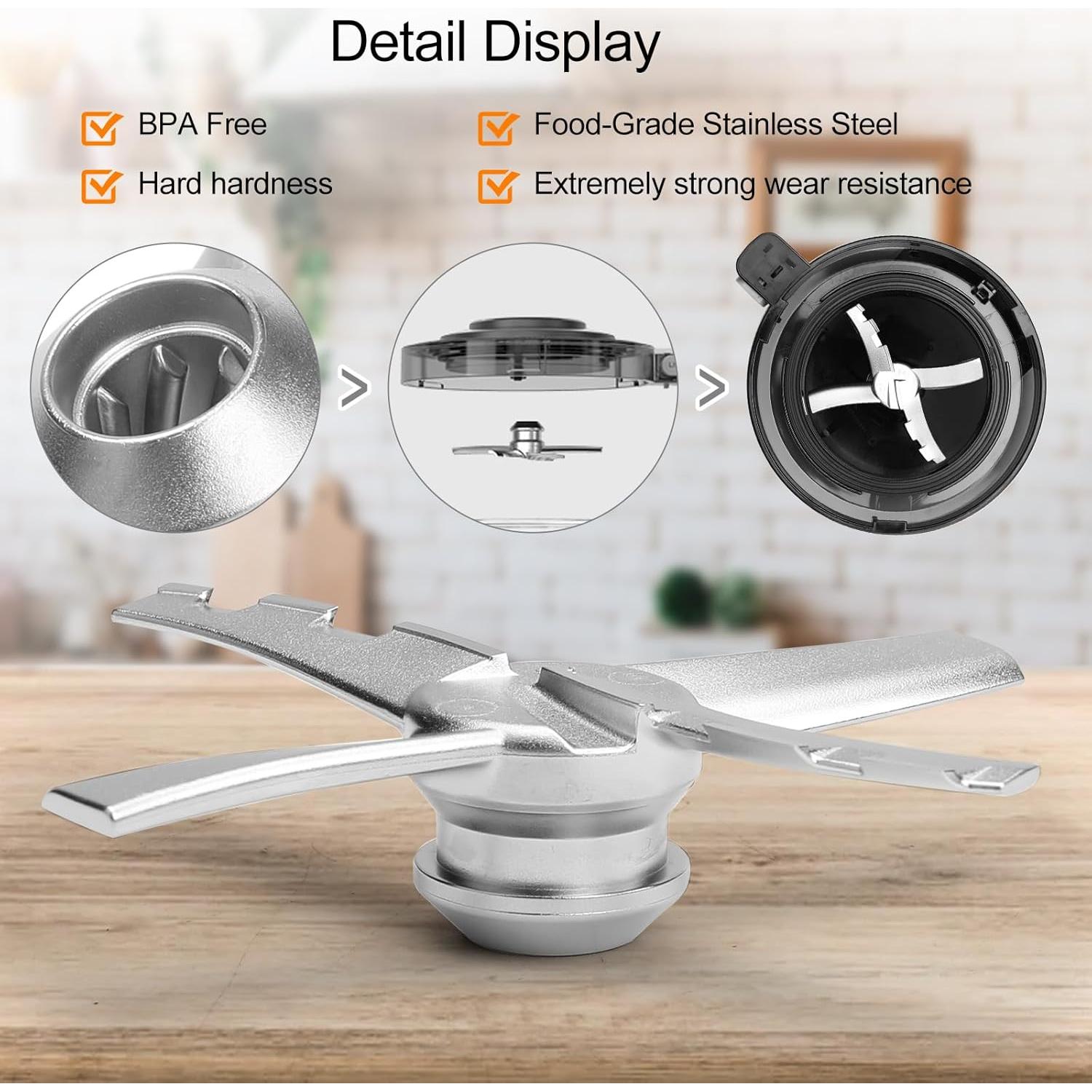 Cuchilla de Reemplazo Ninja Creami Deluxe NC300 - Acero Inoxidable