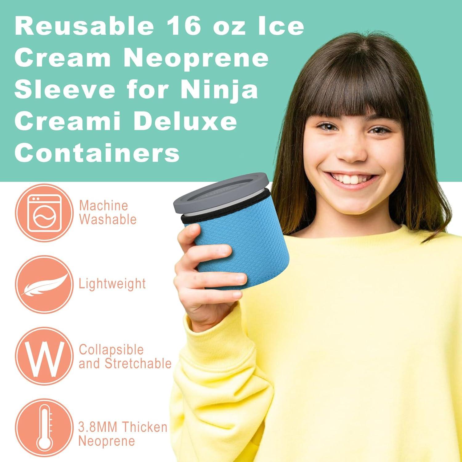 Funda de Neopreno Beautyflier para Helado 16oz 4PCS Multicolor