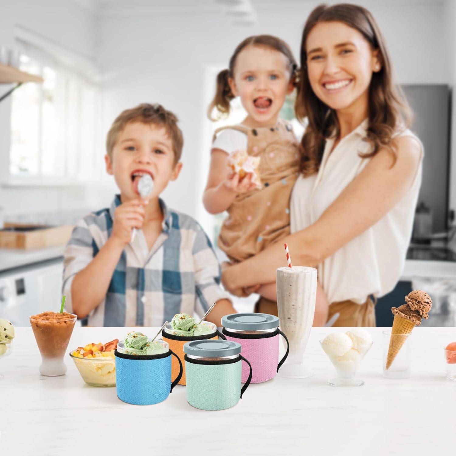 Funda de Neopreno Beautyflier para Helado 16oz 4PCS Multicolor