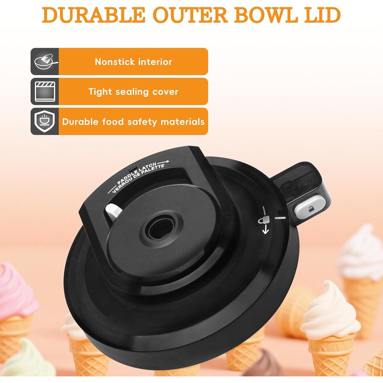 Tapa de tazón exterior Ninja Creami NC301 - Reemplazo duradero